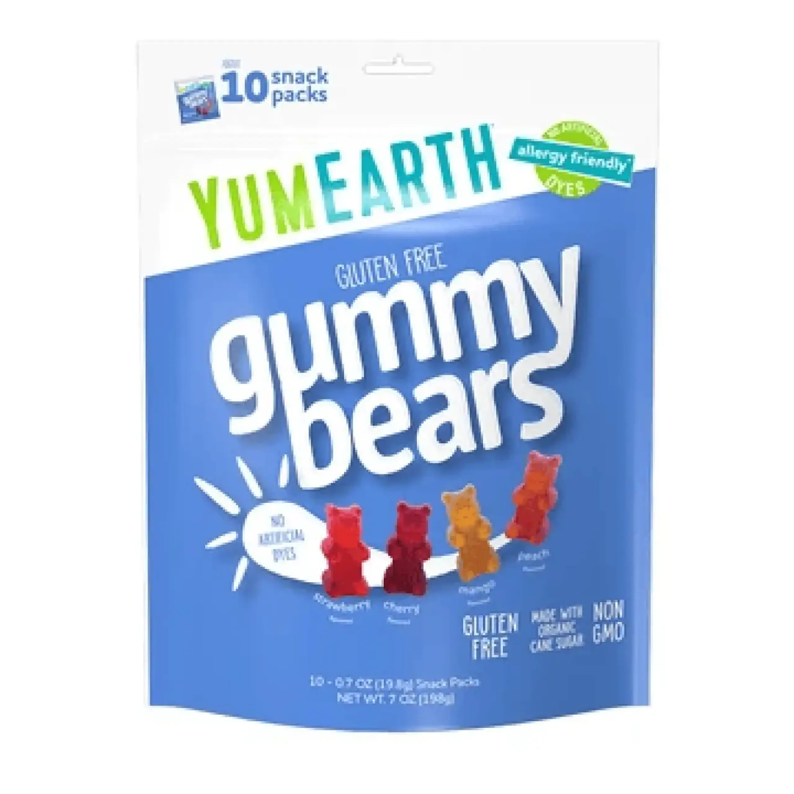 Yumearth, Organic Gummy Bears, 198 gr