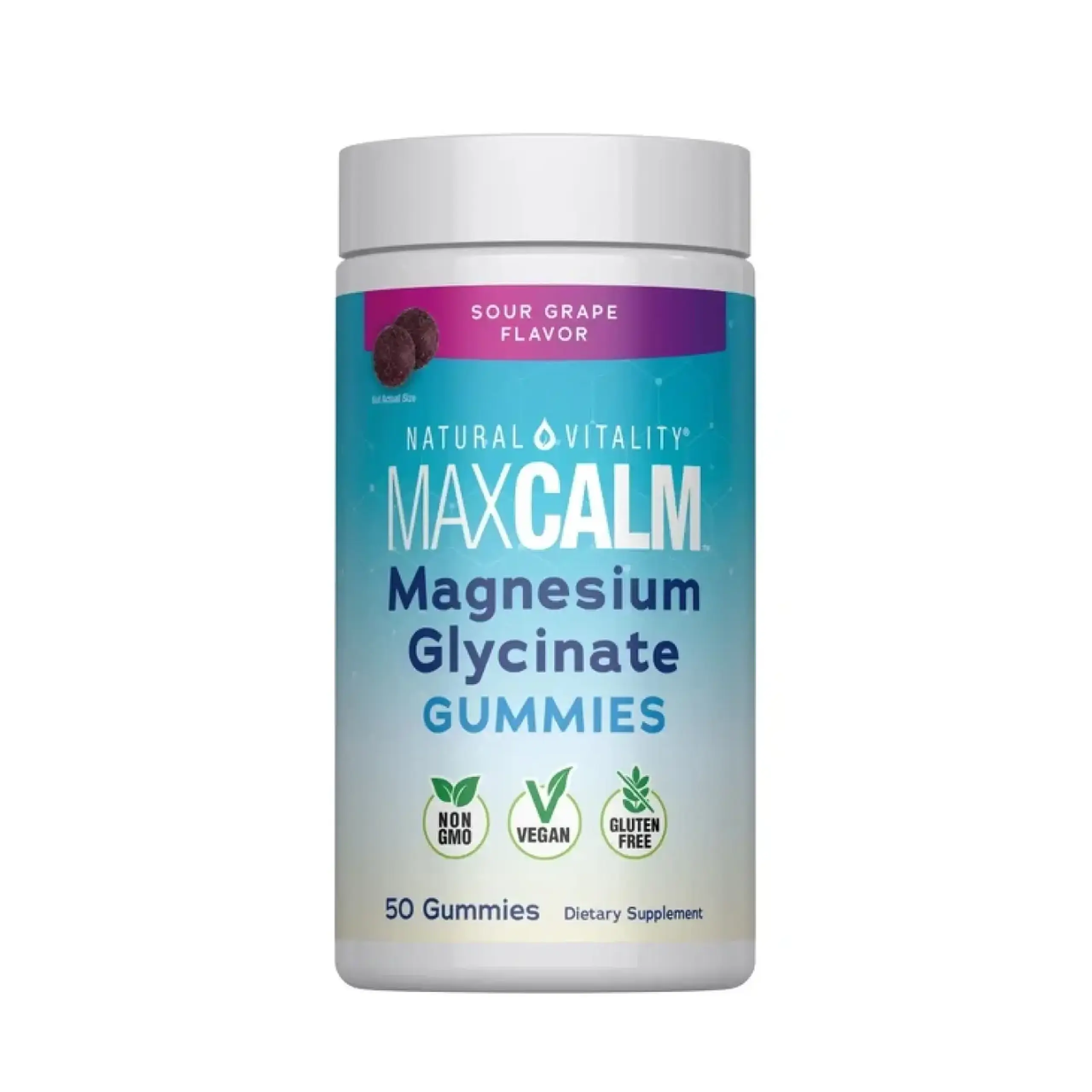 Natural Vitality, Magnesium Glycinate Gummies, 50 gum