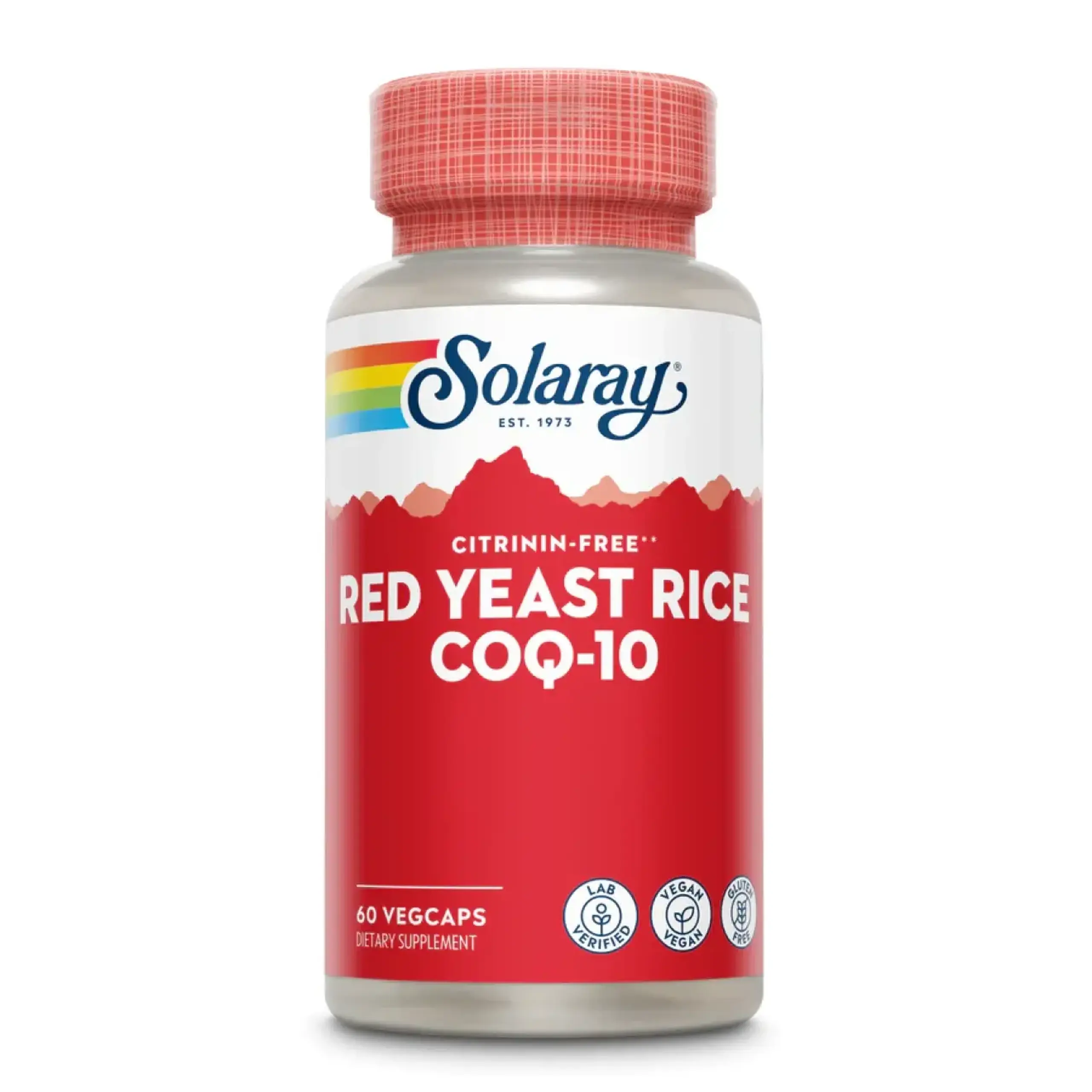 Solaray, Red Yeast Rice Plus CoQ-10, 60 Veg Caps