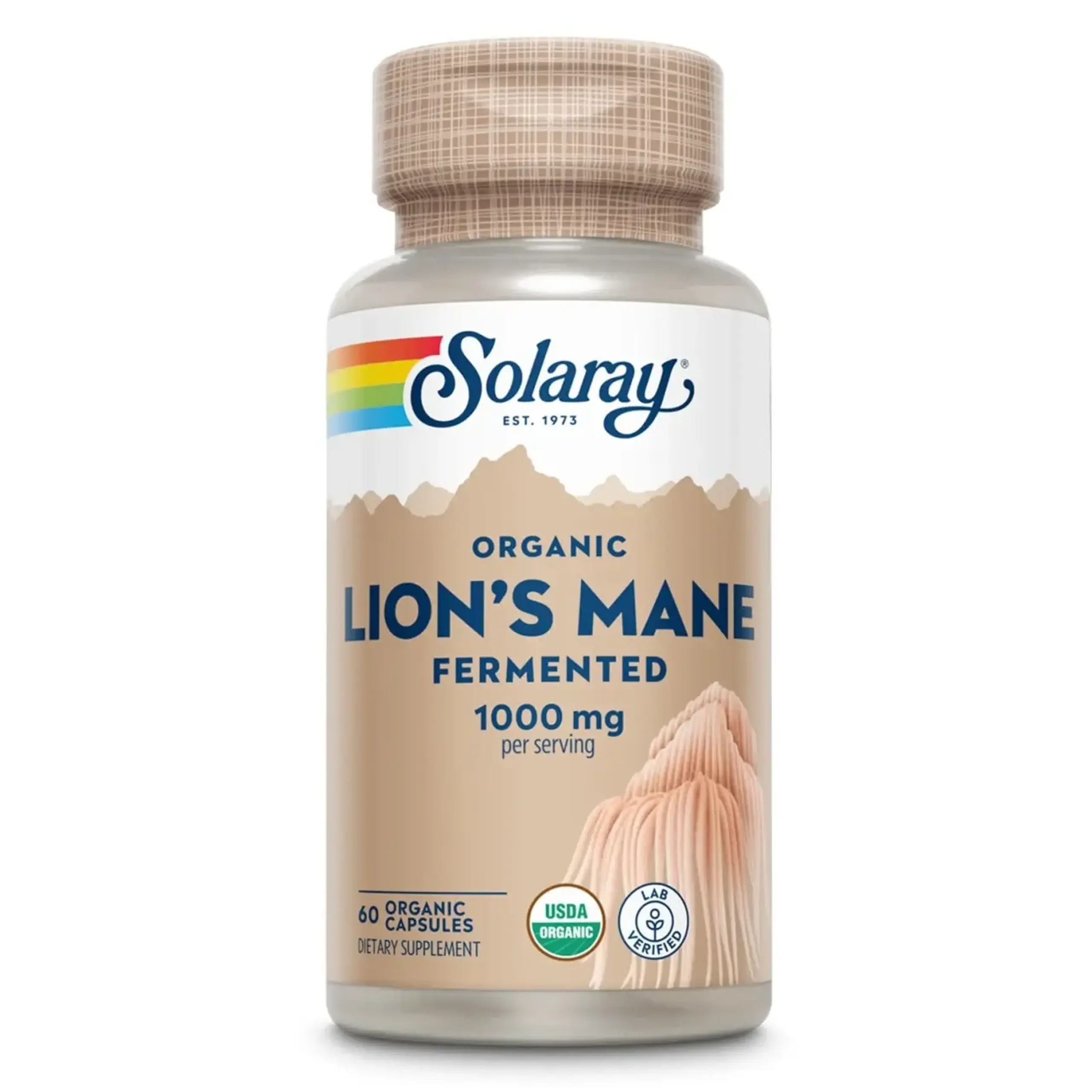 Solaray, Lion's Mane 1000 mg, 60 Veg Caps