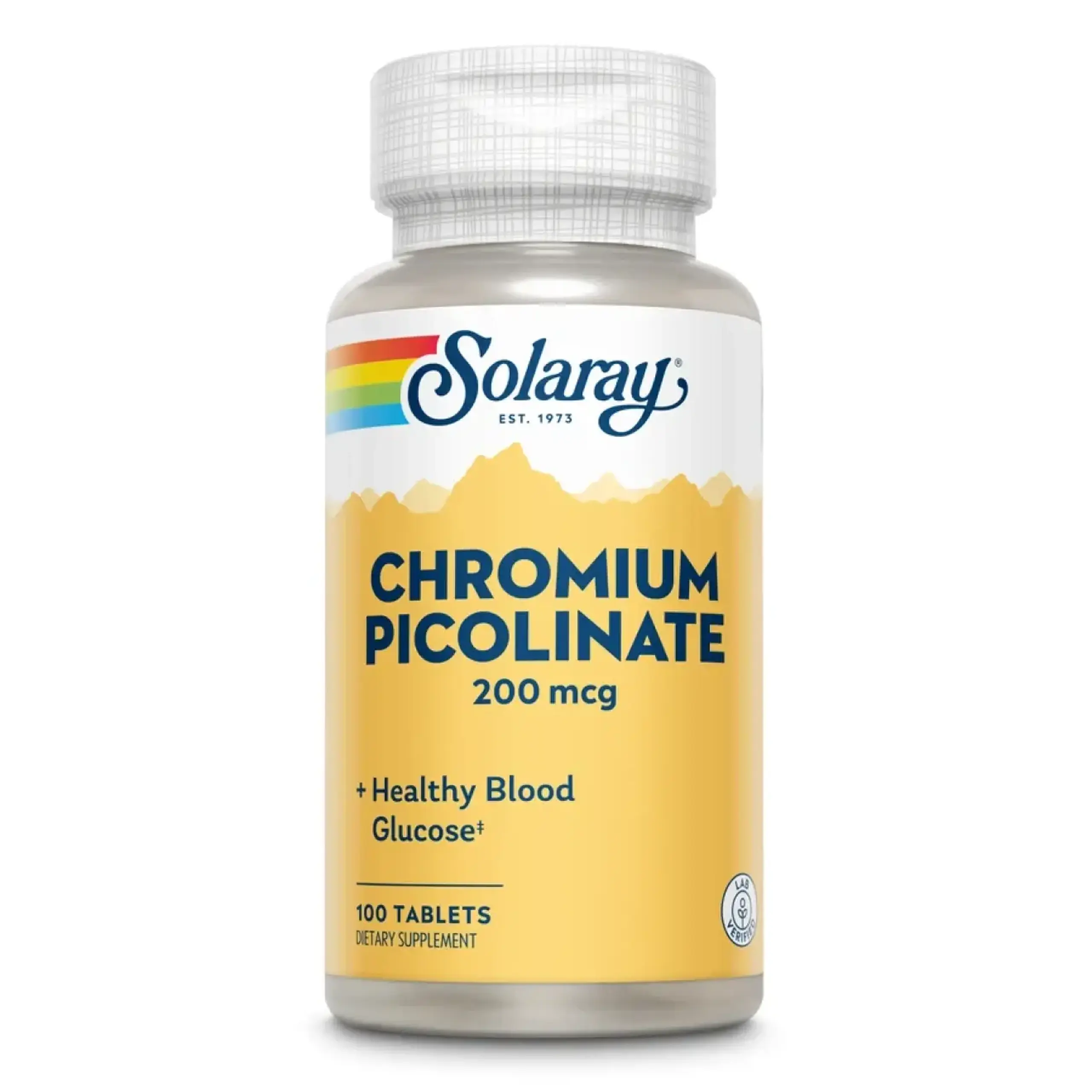 Solaray, Chromium Picolinate 200 mcg, 100 tab