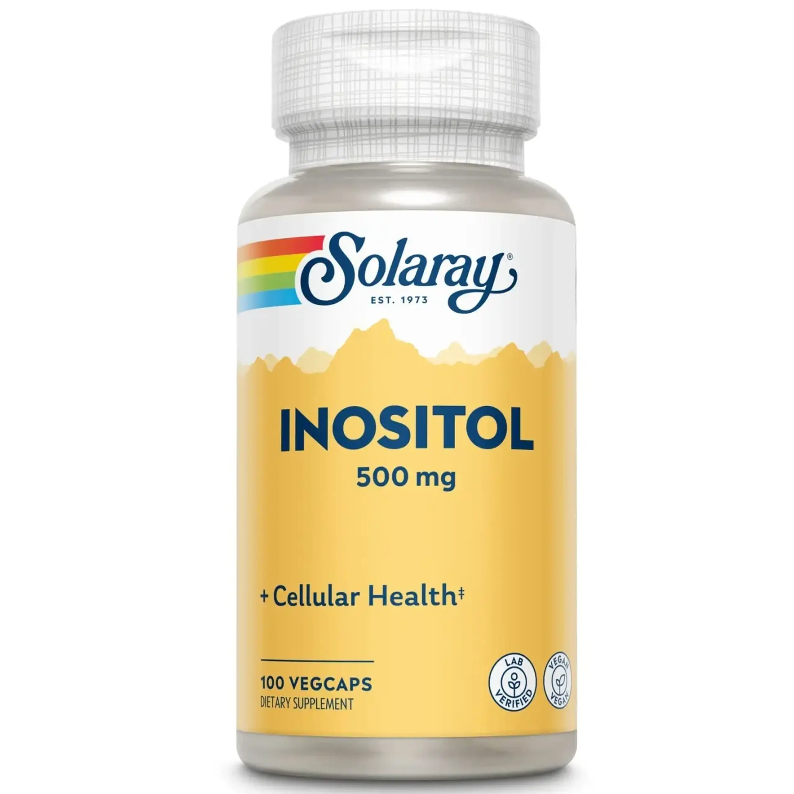 Solaray, Inositol 500 mg, 100 Veg Caps