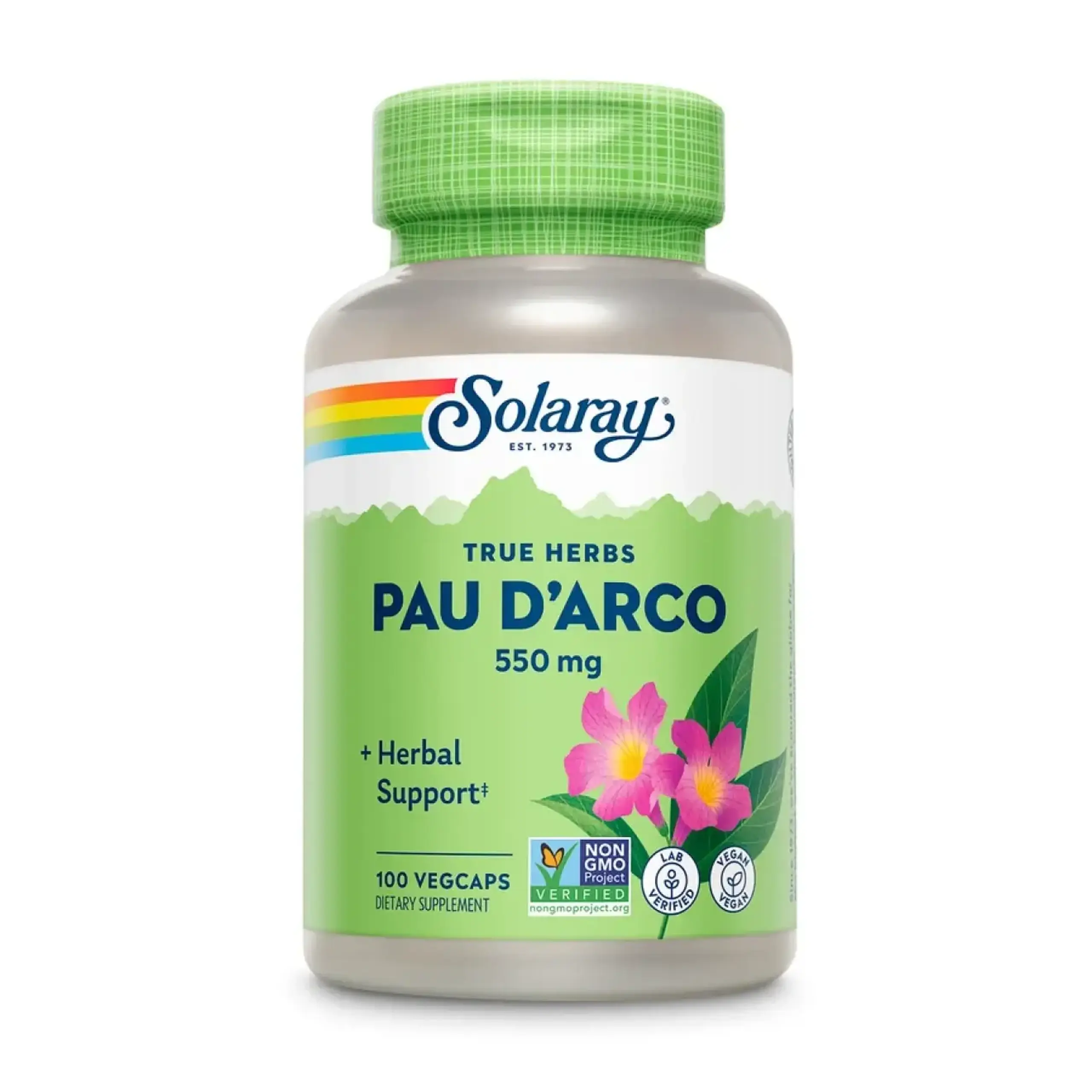 Solaray, Pau D'Arco 550 mg, 100 Caps
