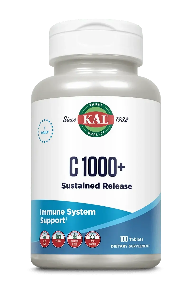 Kal, Vitamin C 1000 mg, 100 tab