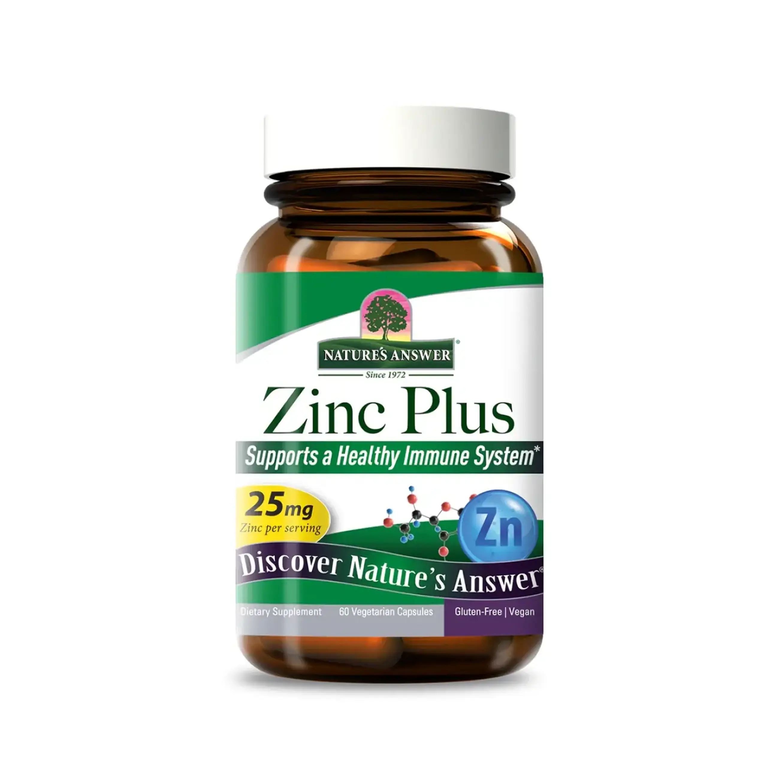Natures Answer, Zinc Plus, 60 Veg Caps