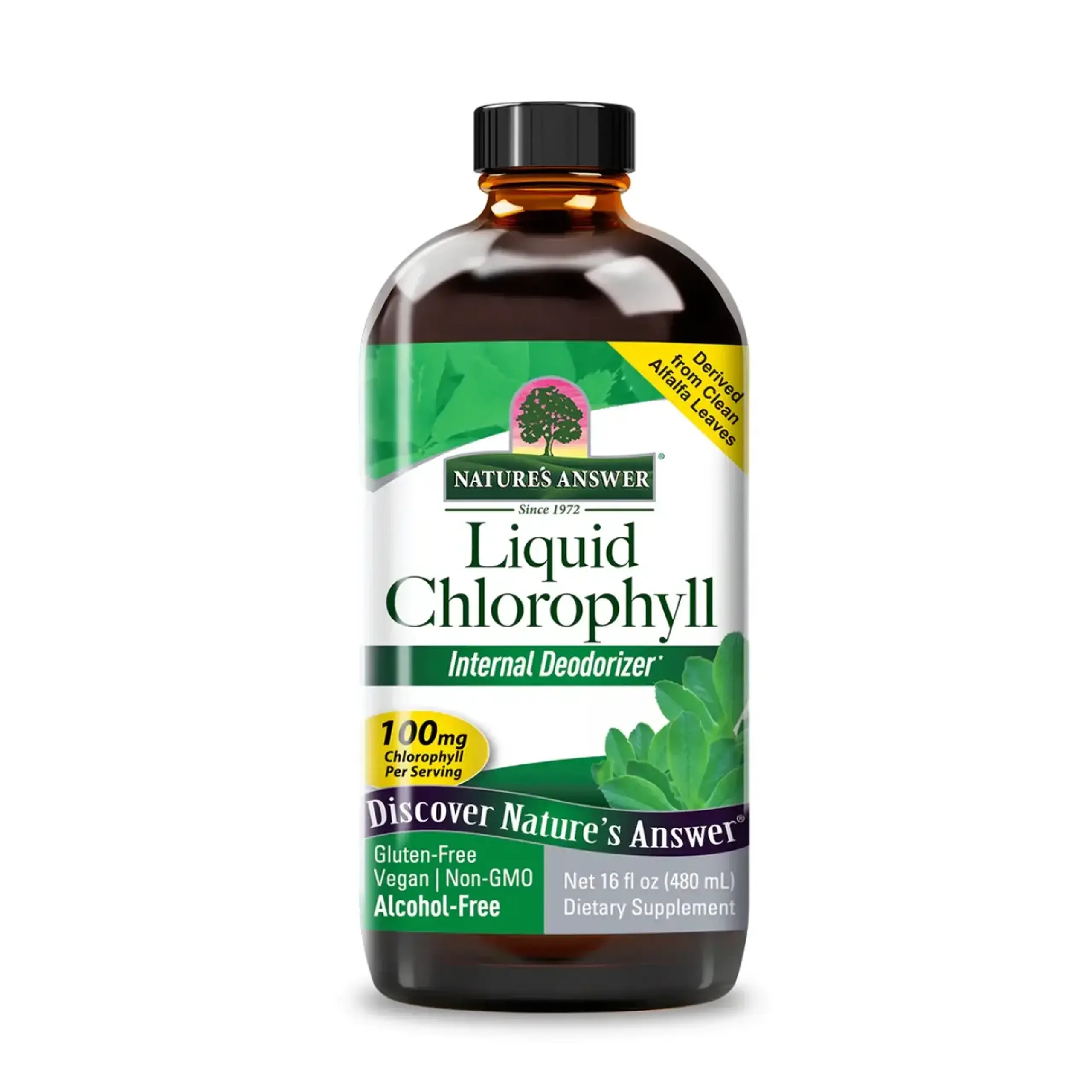 Natures Answer, Liquid Chlorophyll Mint, 480 ml