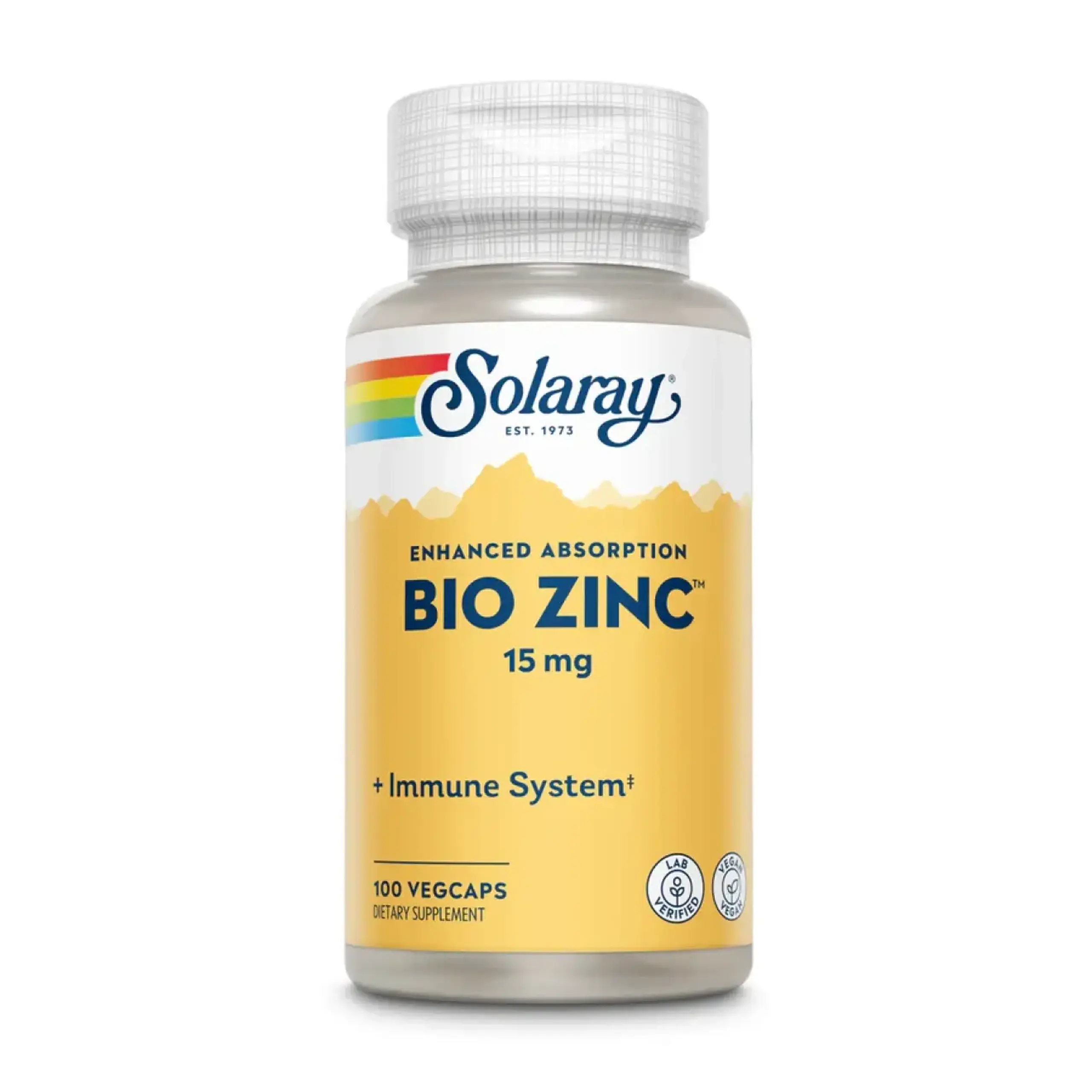 Solaray, Bio Zinc 15 mg, 100 Veg. Caps