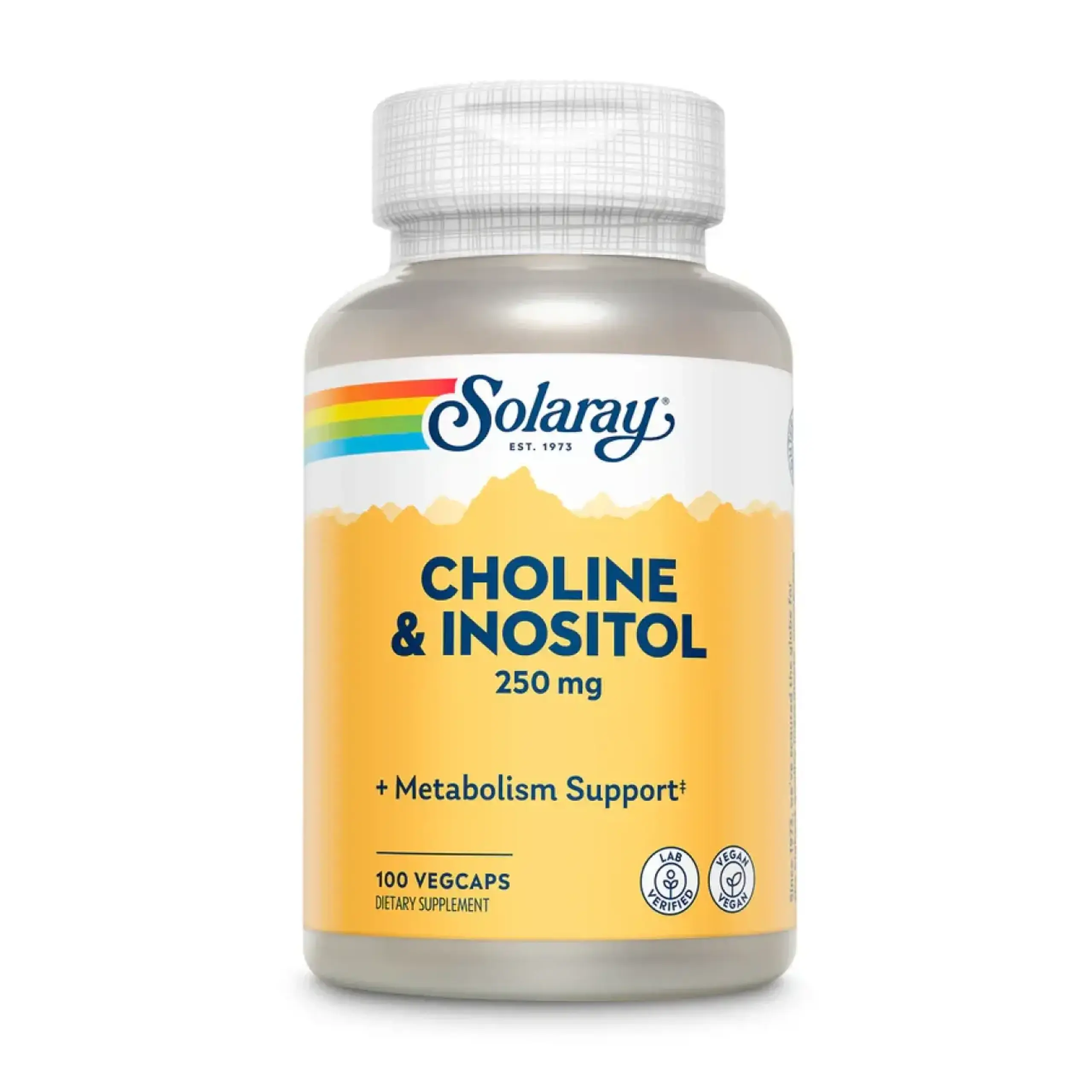 Solaray, Choline & Inositol, 100 Veg Caps