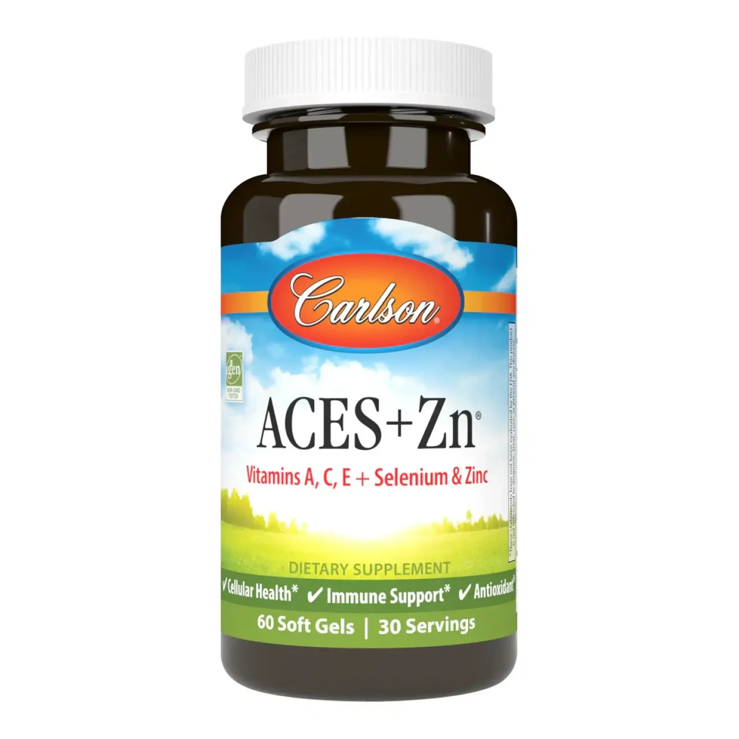 Carlson, ACES + Zn, 60 Soft Gels