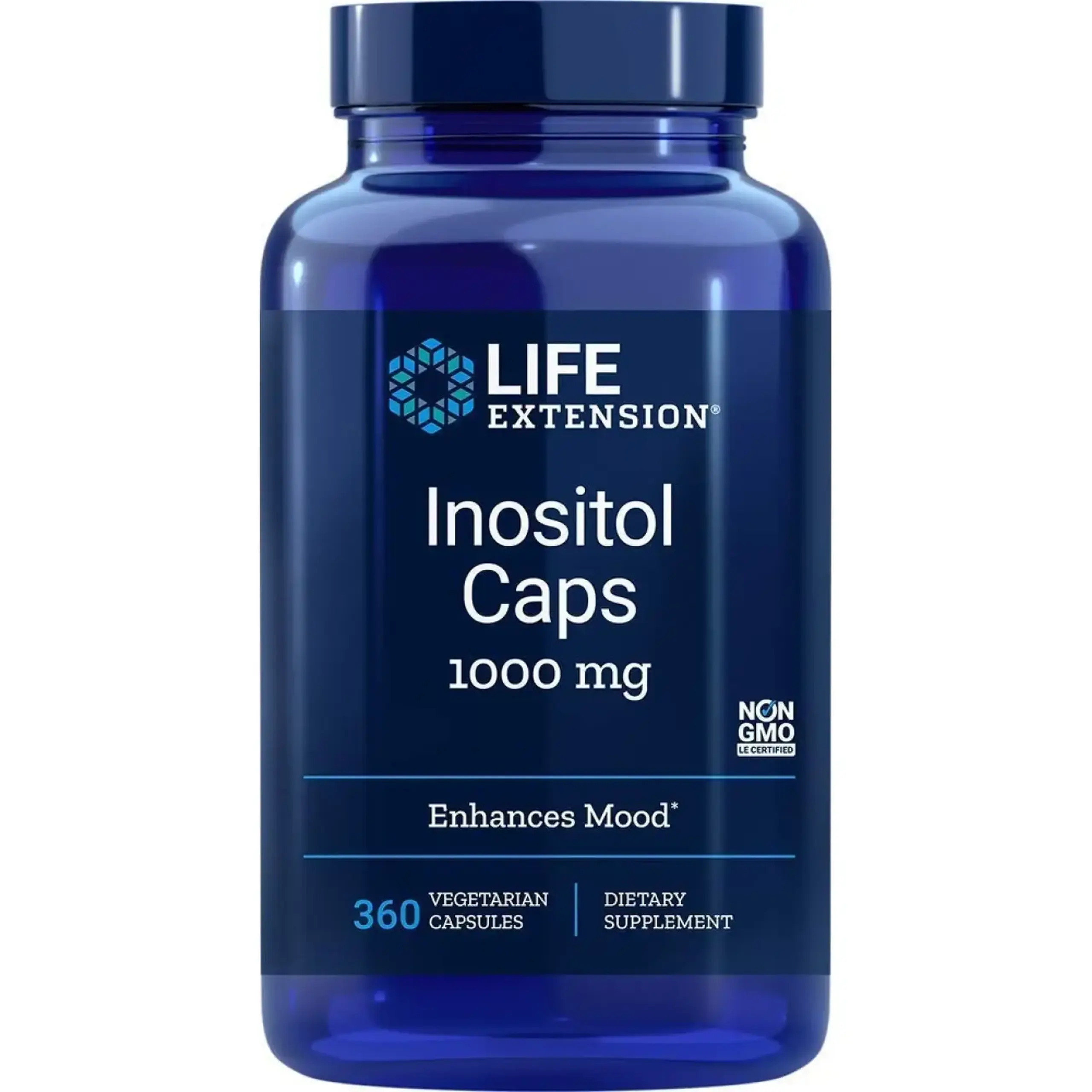 Life Extension, Inositol 1000 mg, 360 capsule veg.