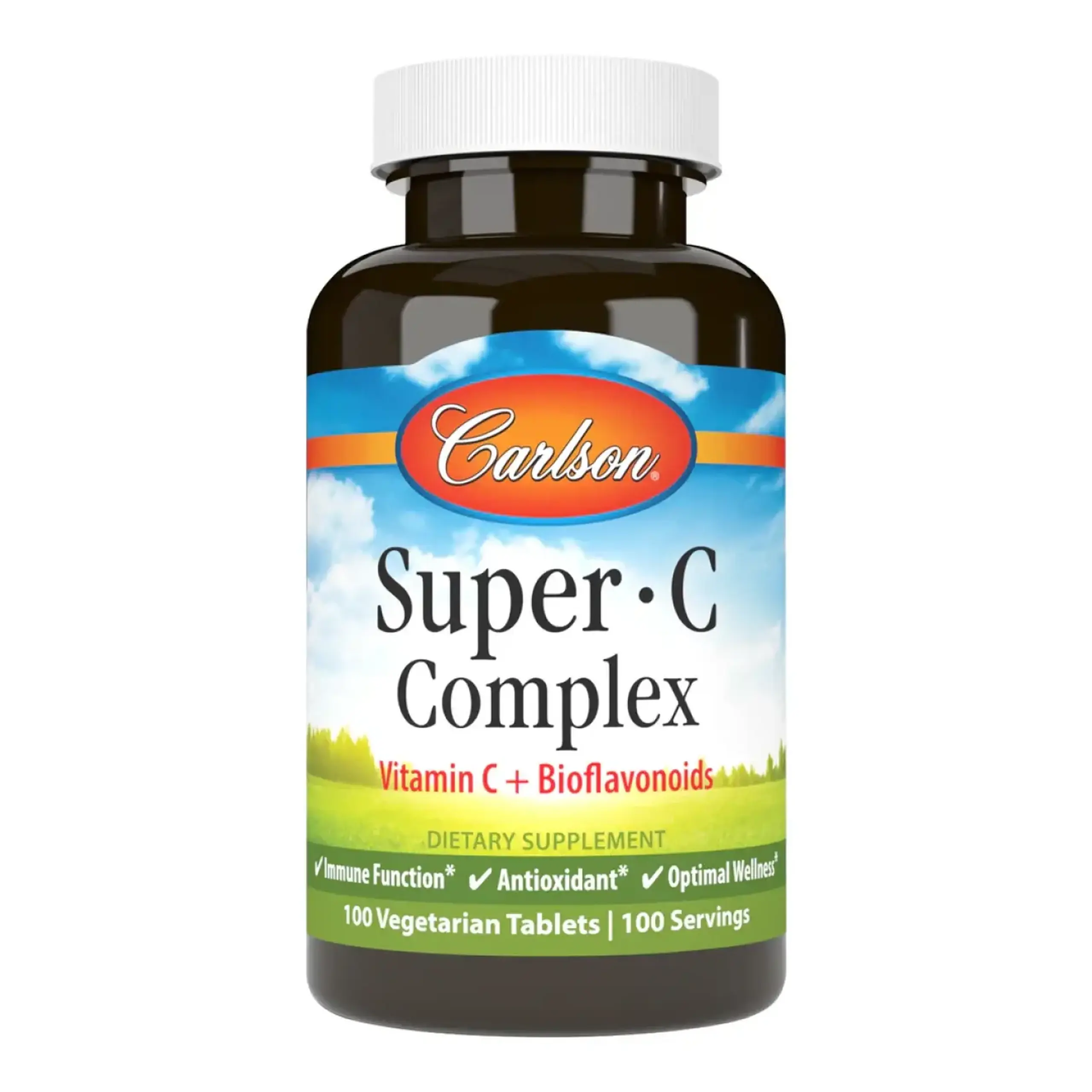 Carlson, Super C Complex, 100 Tabs