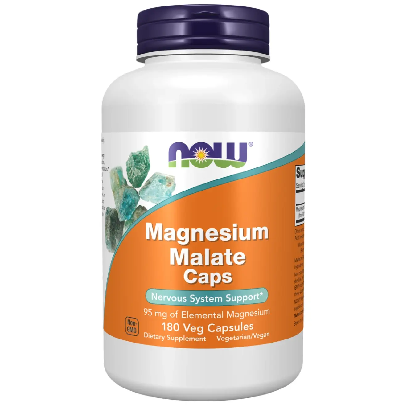 Now Foods, Magnesium Malate, 180 Vcaps