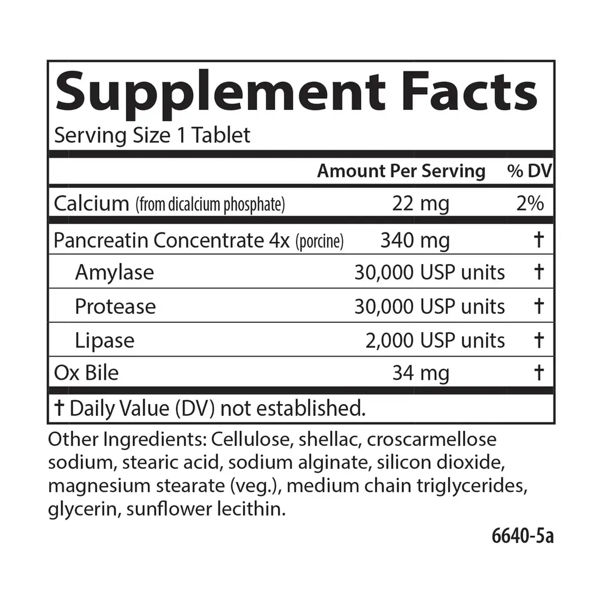 Carlson, Natural Digestive Enzymes, 50 tabs
