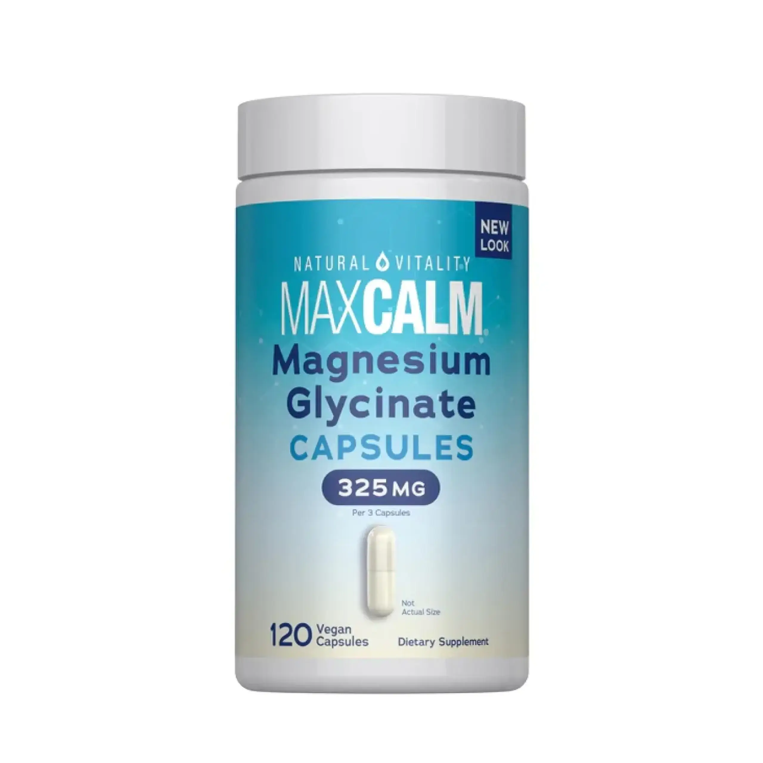 Natural Vitality, Magnesium Glycinate, 120 Caps