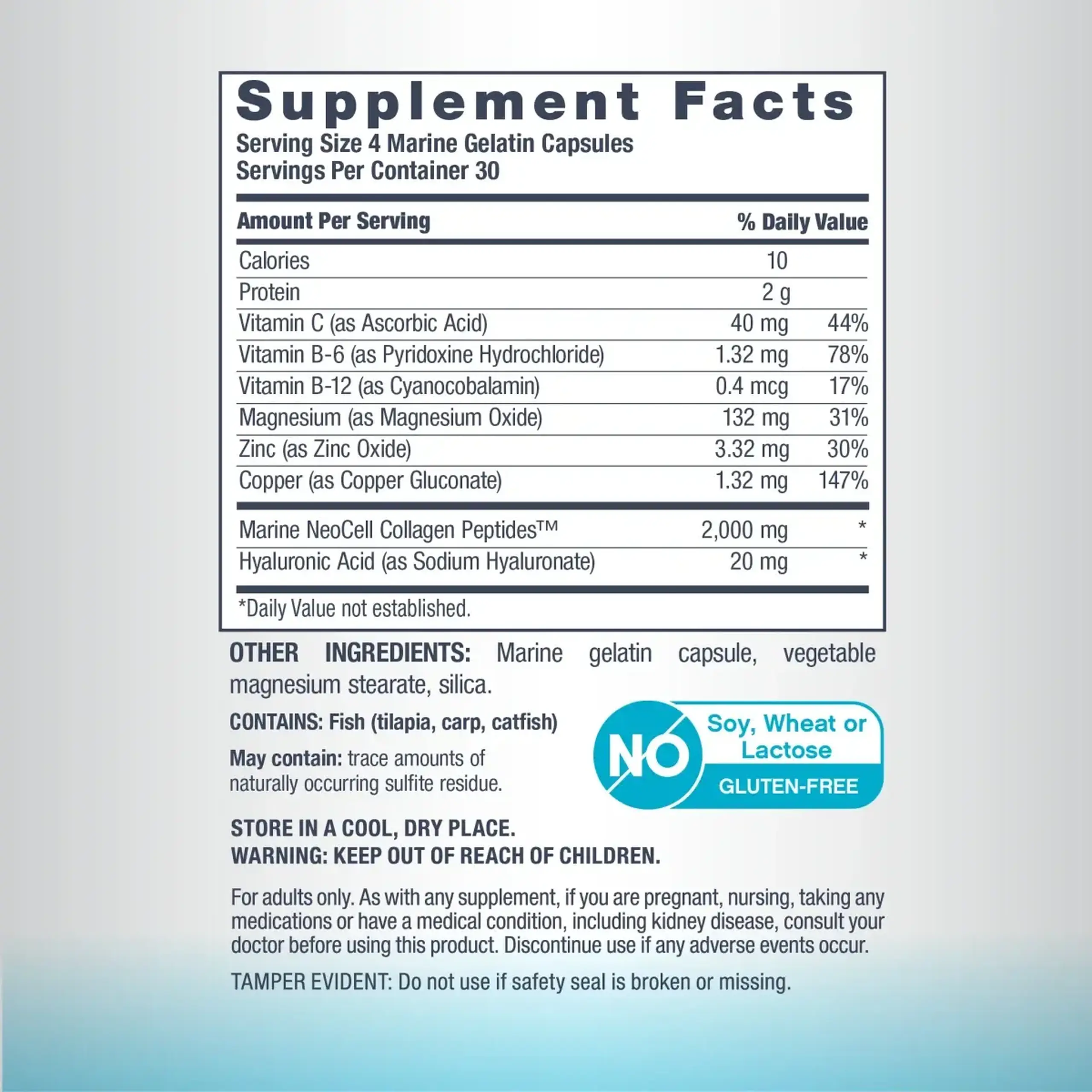 Neocell, Marine Collagen Peptides, 120 Caps