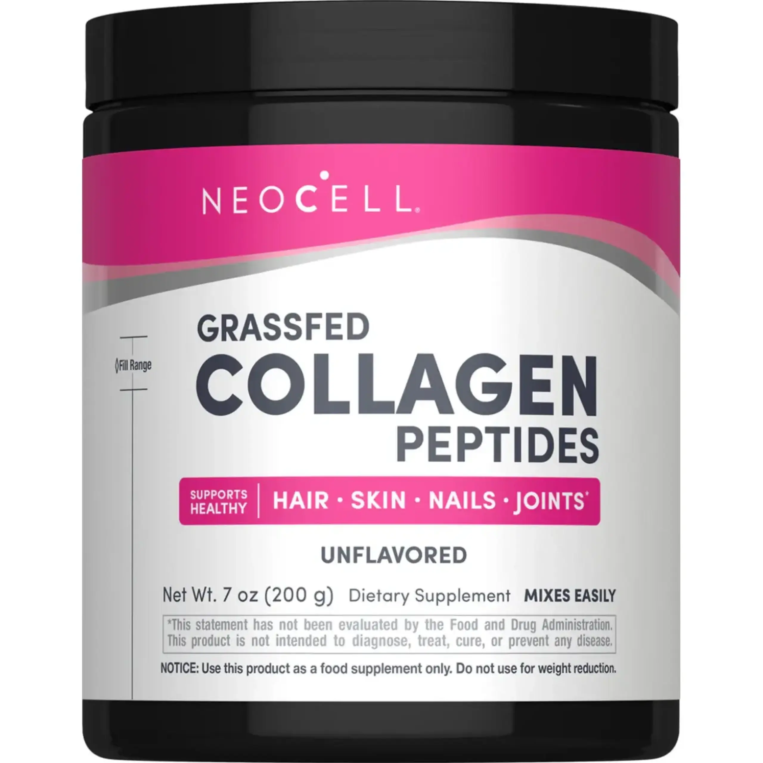 Neocell, Grassfed Collagen Peptides, 200 gr.