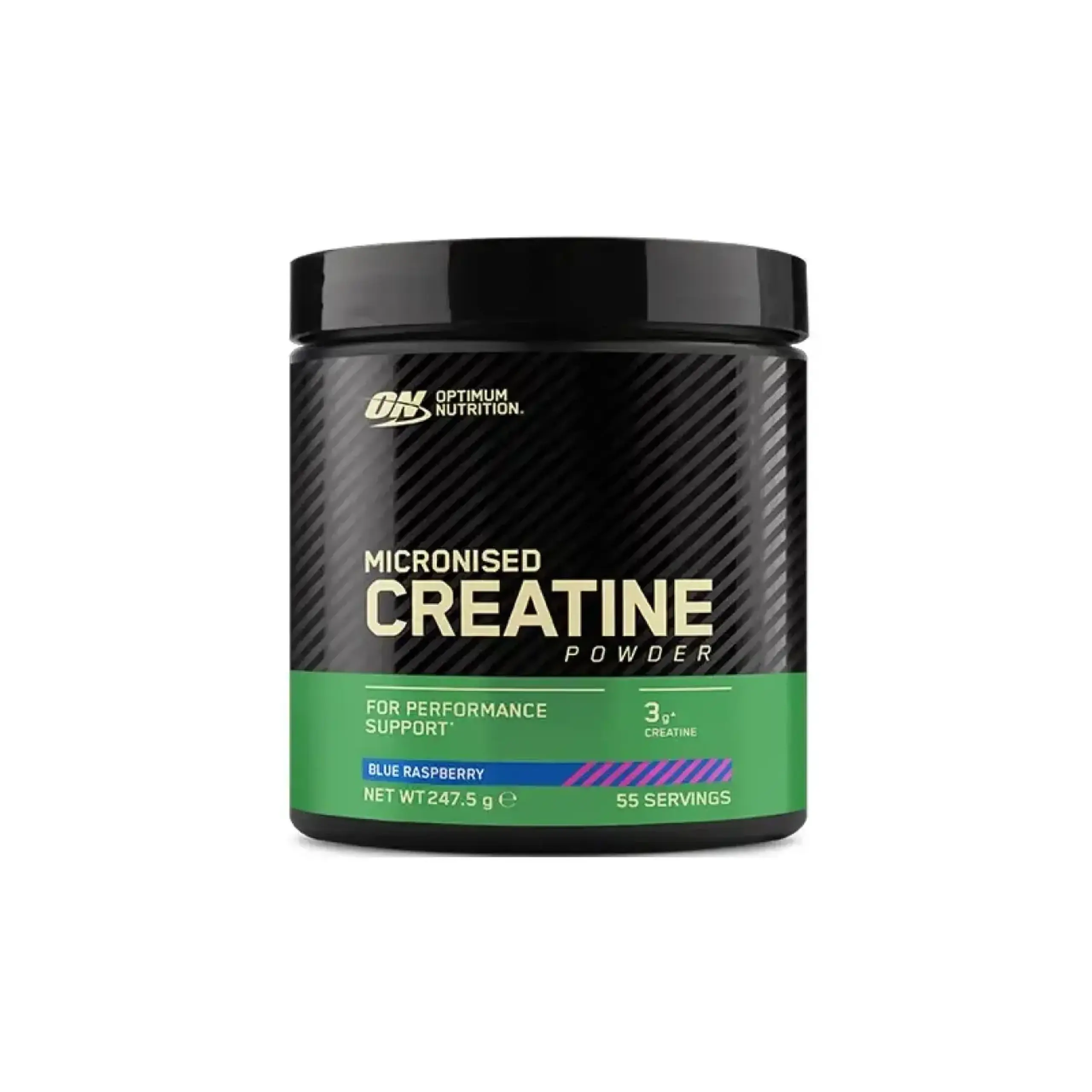 Optimum Nutrition, Micronised Creatine Powder Blue Raspberry, 247.5 gr.