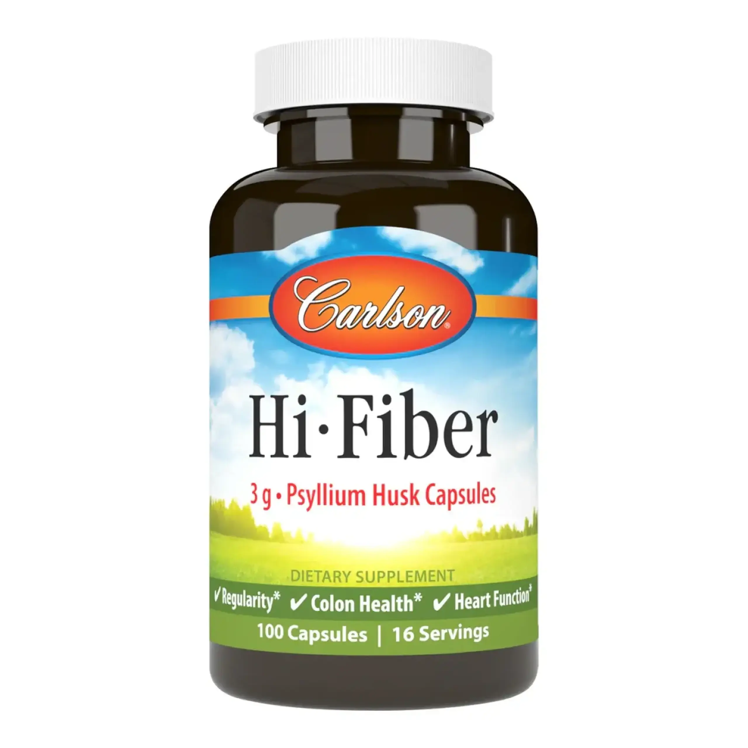 Carlson, Hi Fiber, 100 Caps