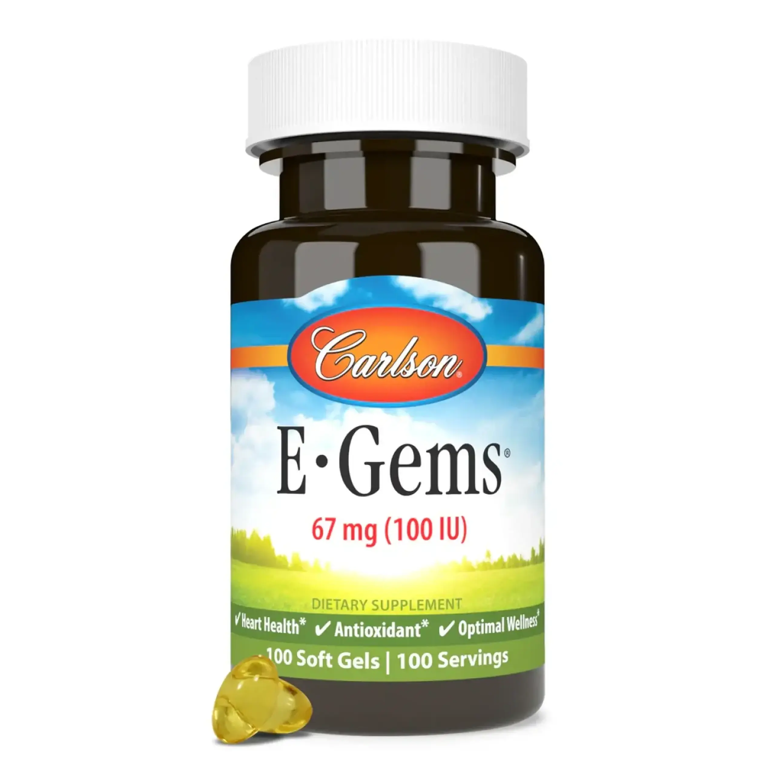 Carlson, E-Gems 100 IU, 100 Soft Gels
