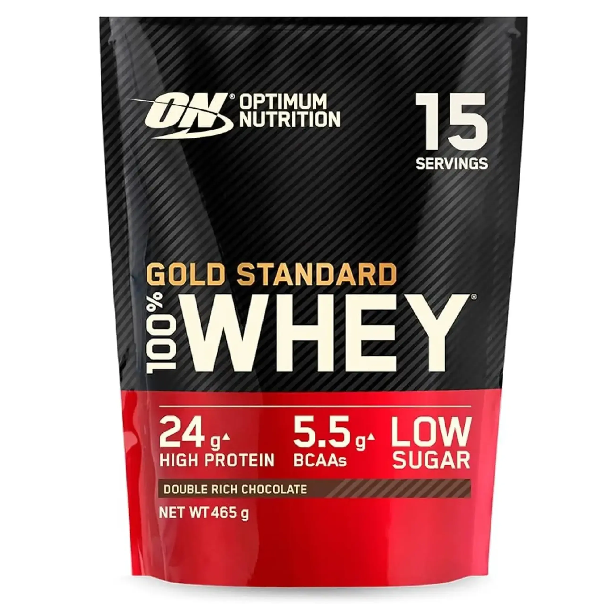 Optimum Nutrition Gold, Standard 100 % Whey Protein Double Rich Chocolate, 465 Gr.