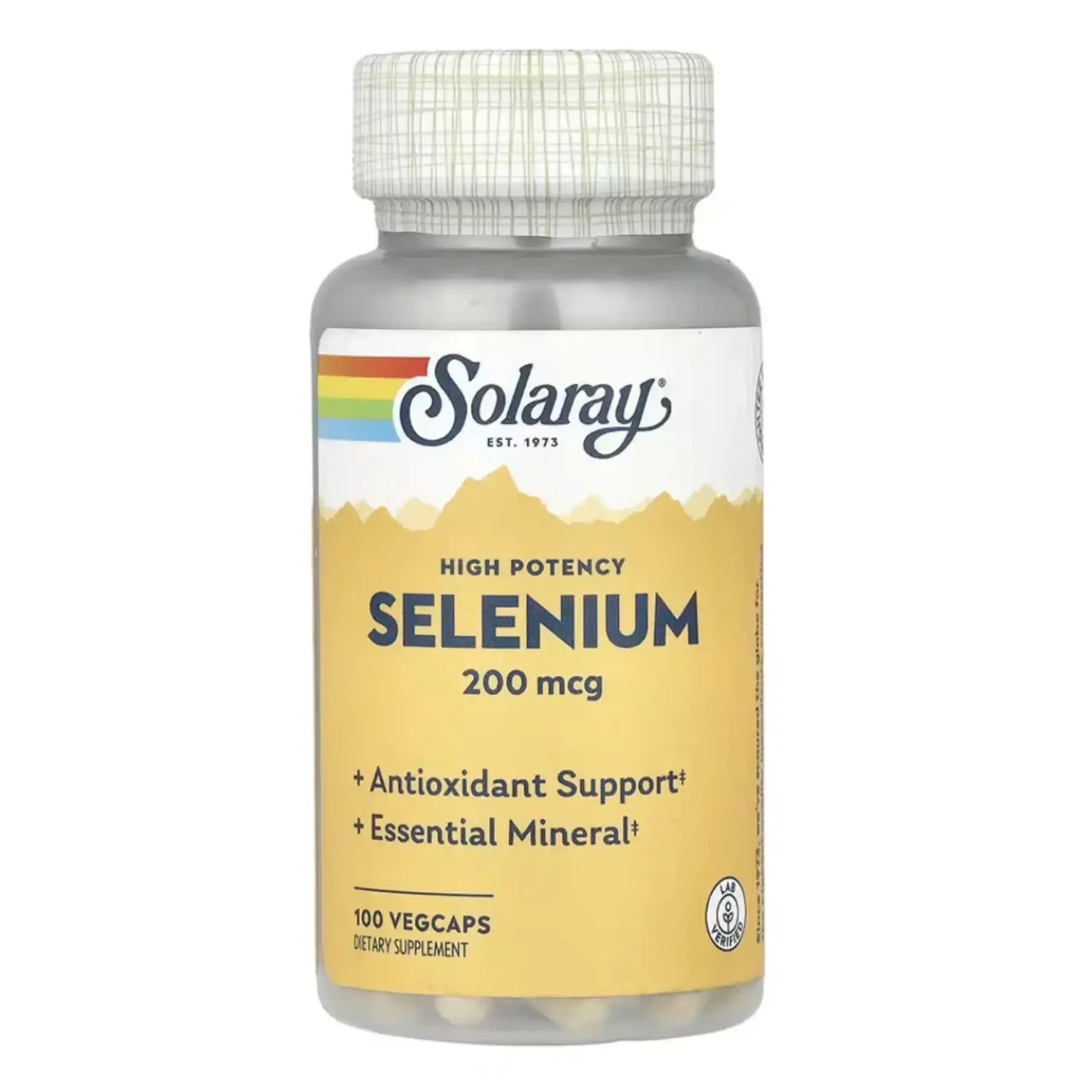 Solaray, Selenium 200 mcg, 100 Veg. Capsule