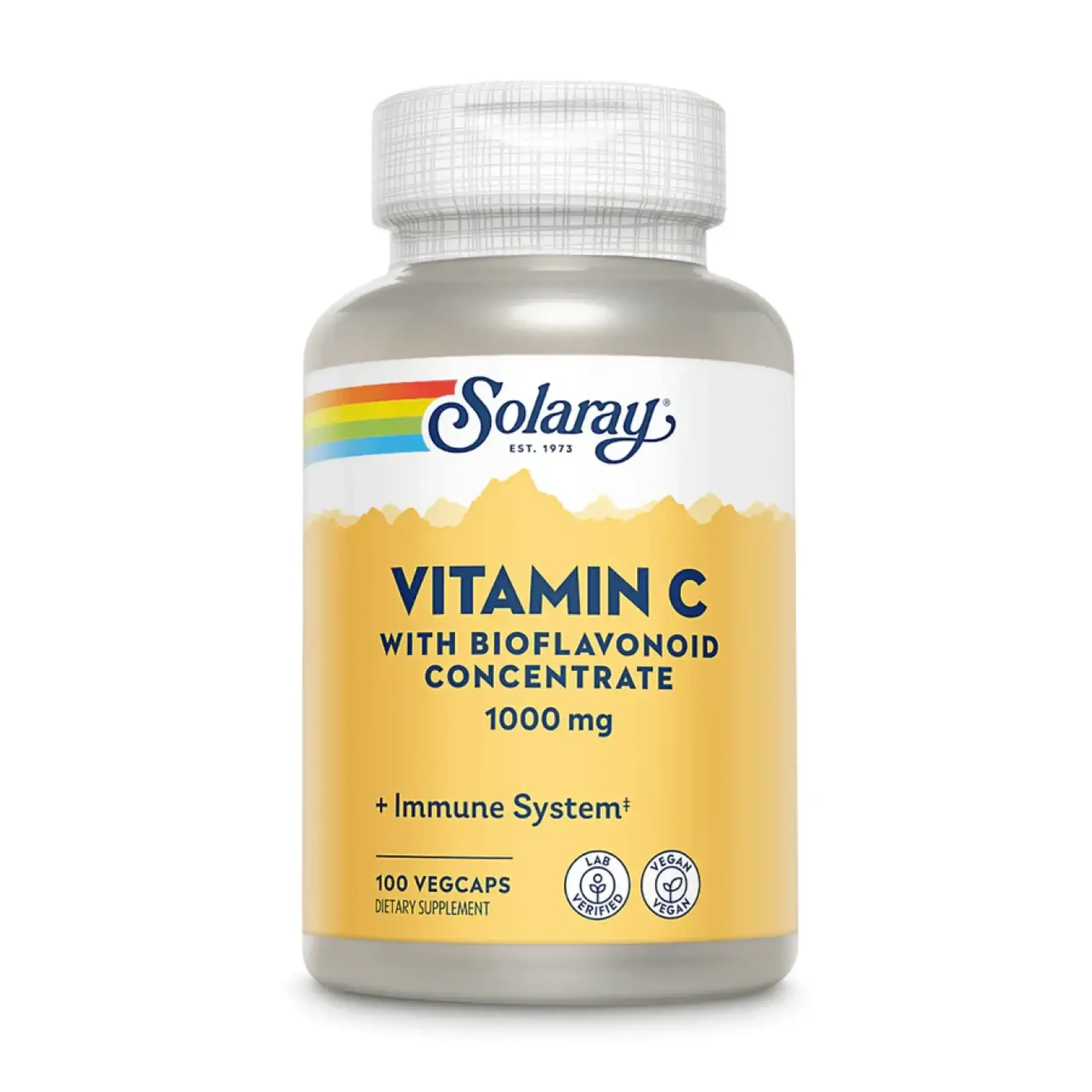 Solaray, Vitamin C- Rose Hips, Acerola, Bioflavonoids, 1000 mg, 100 Veg.Capsule