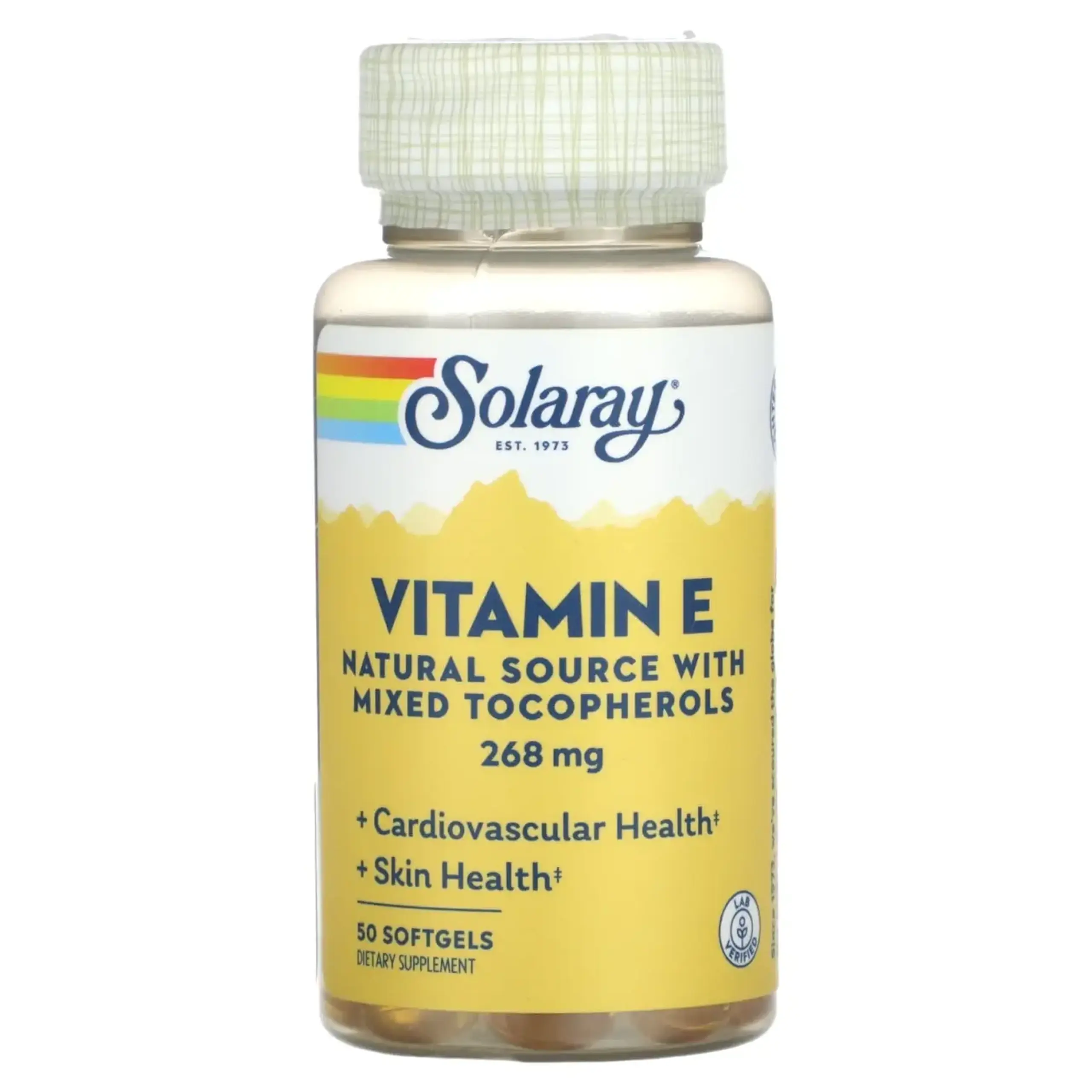 Solaray, Vitamin E, mixed Tocopherol, 50 capsule moi