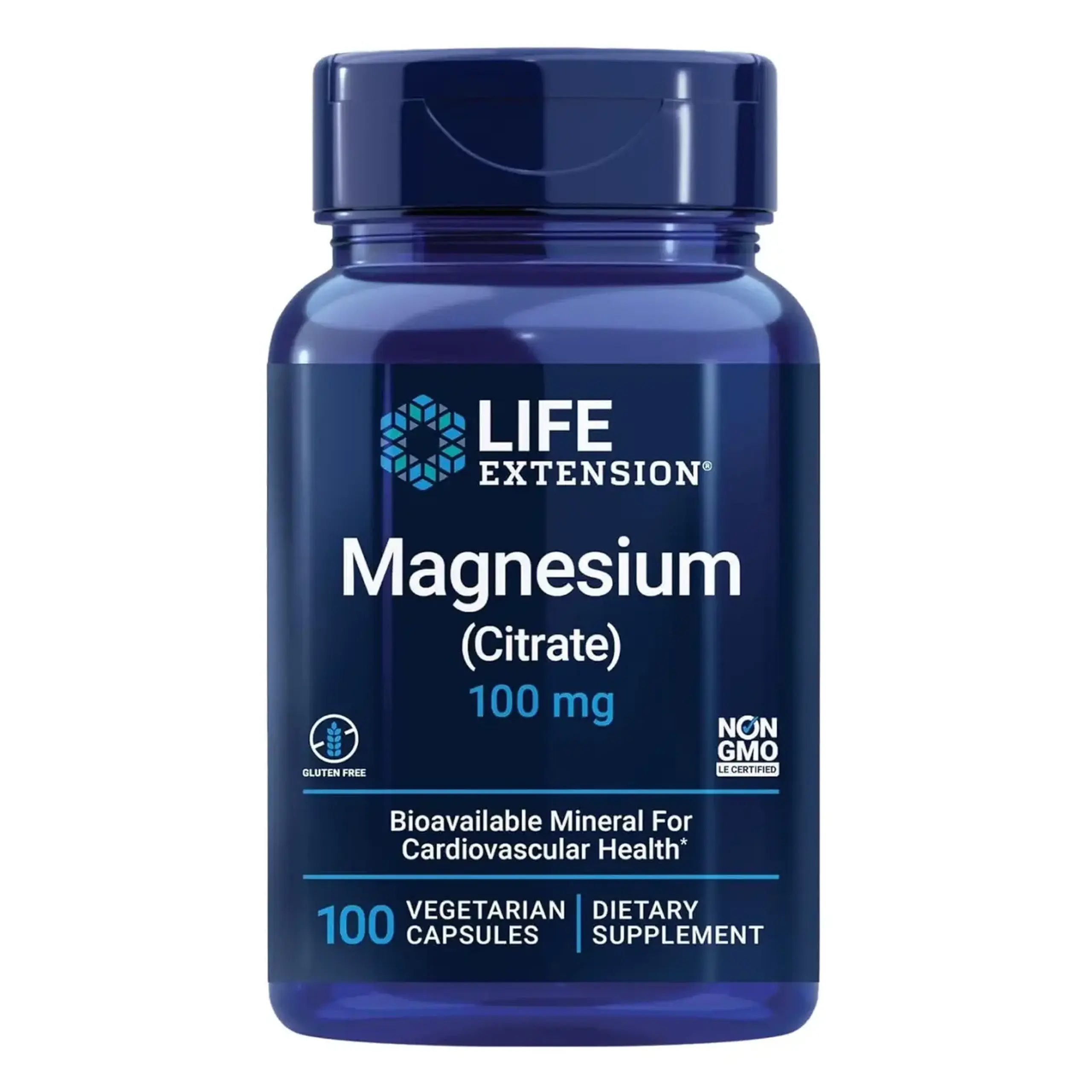 Life Extension, Magnesium Citrate 100 mg, 100 Veg. Caps