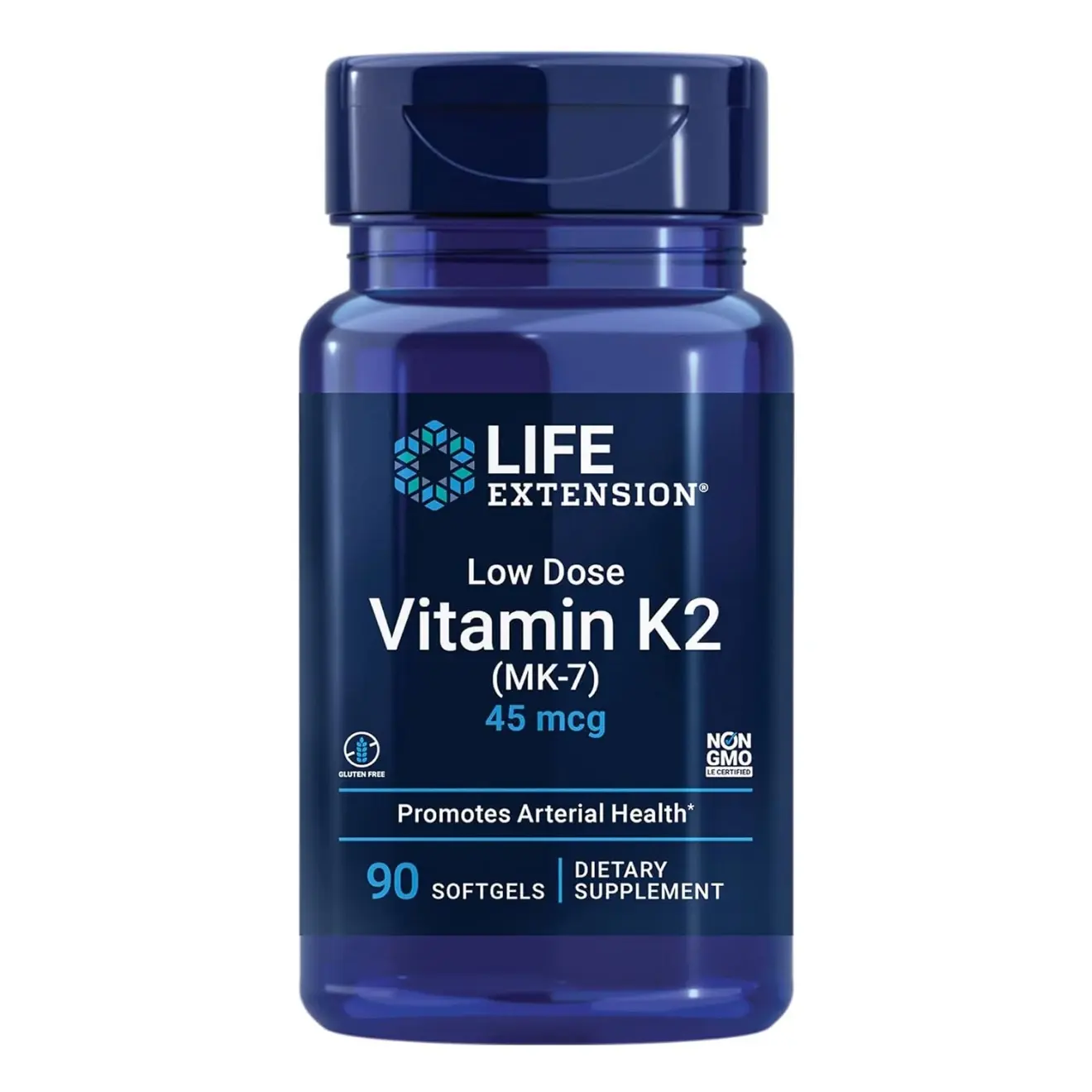 Life Extension, Low Dose Vitamin K2, 45 mcg, 90 Softgels