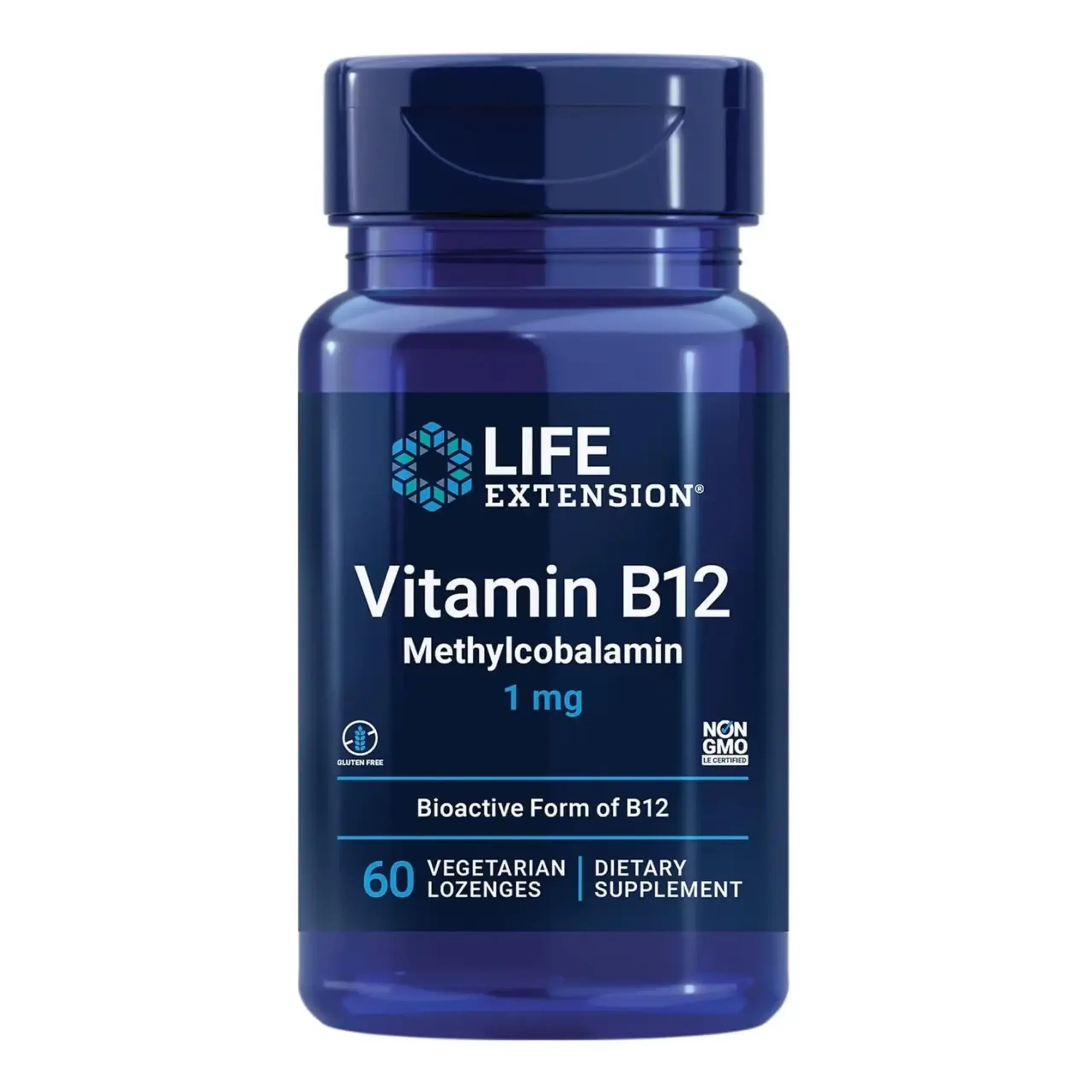 Life Extension, Vitamin B12 Methylcobalamin 1 mg, 60 Veg. Caps