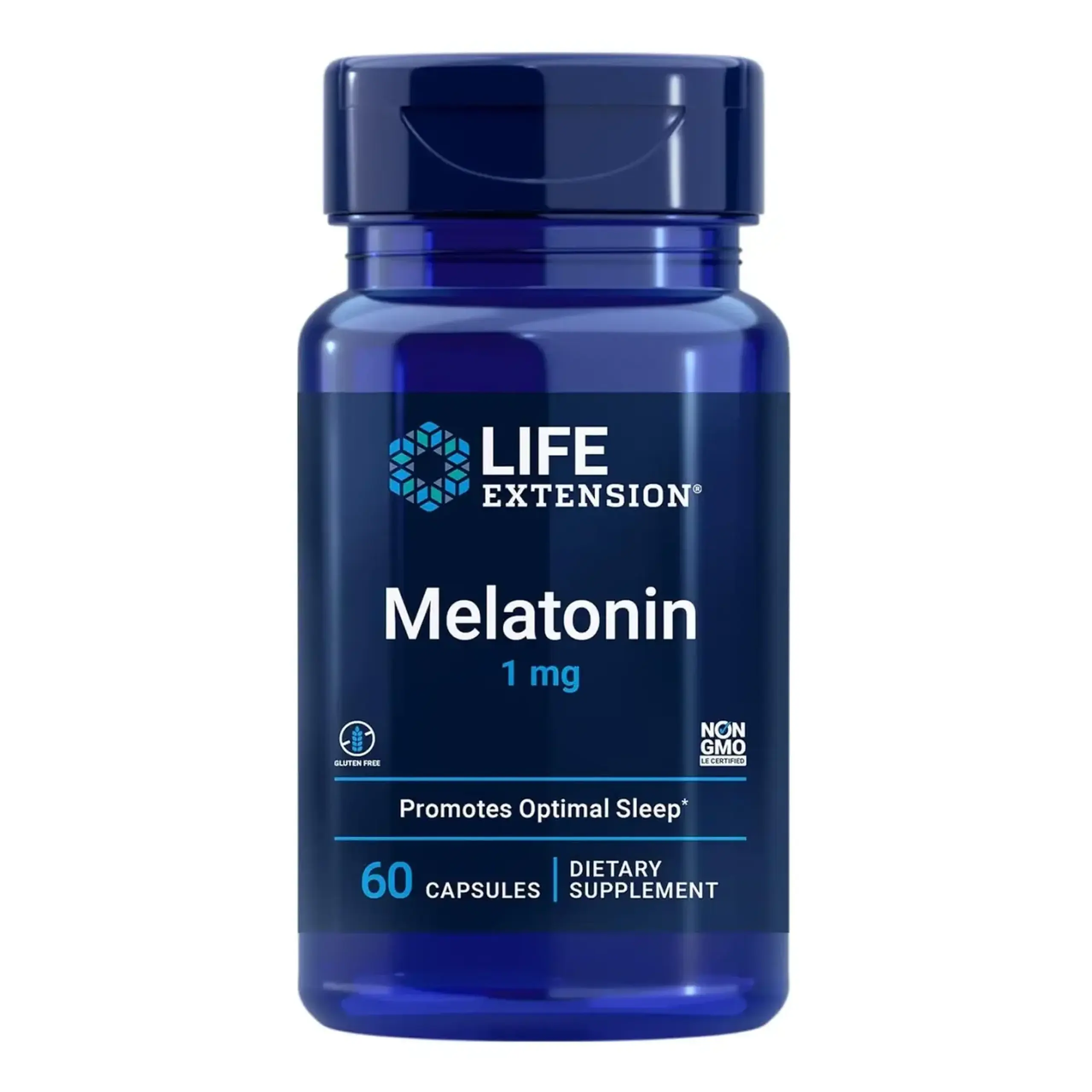 Life Extension, Melatonin 1 mg, 60 Caps