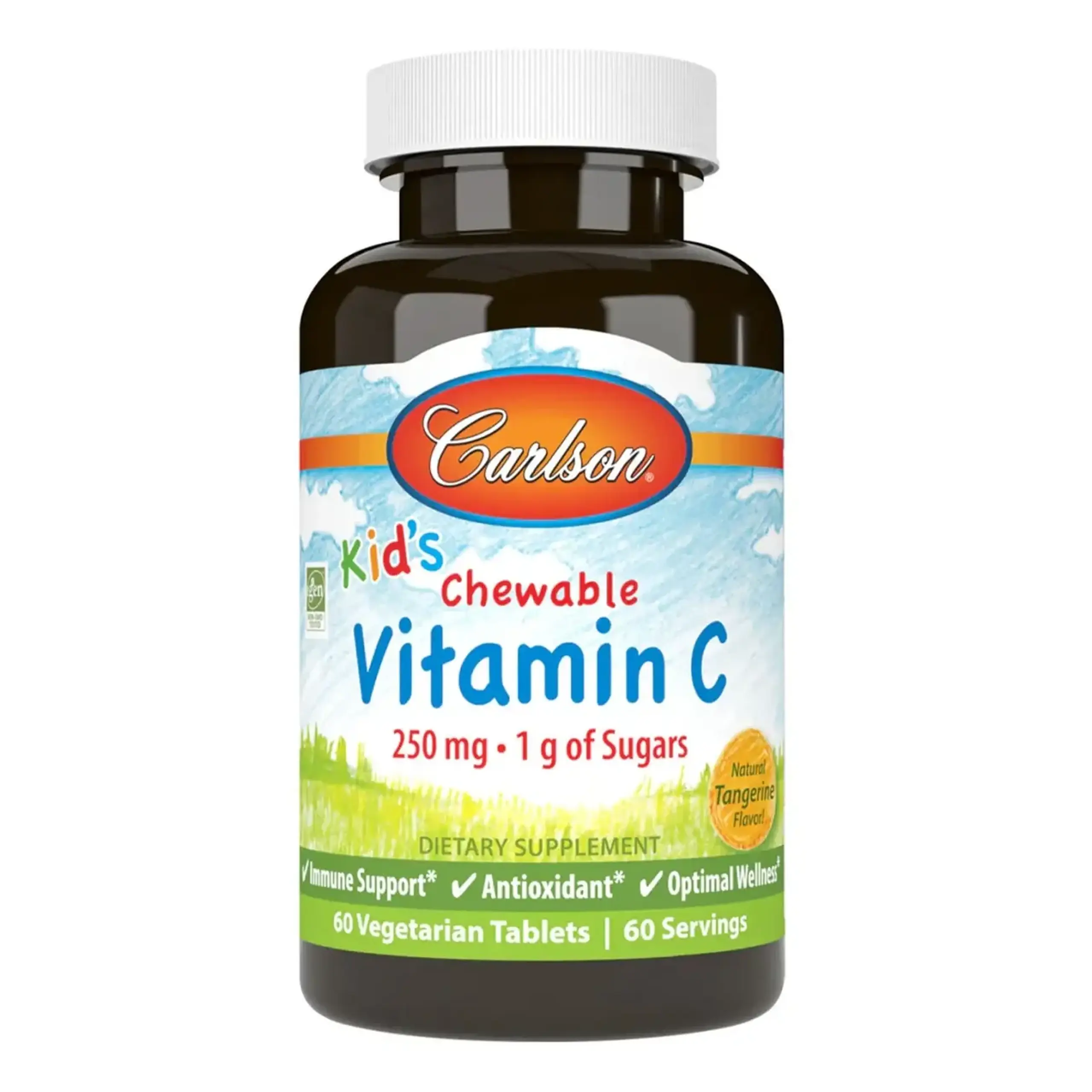 Carlson, For Kids Chewable Vitamin C, 60 Tablets
