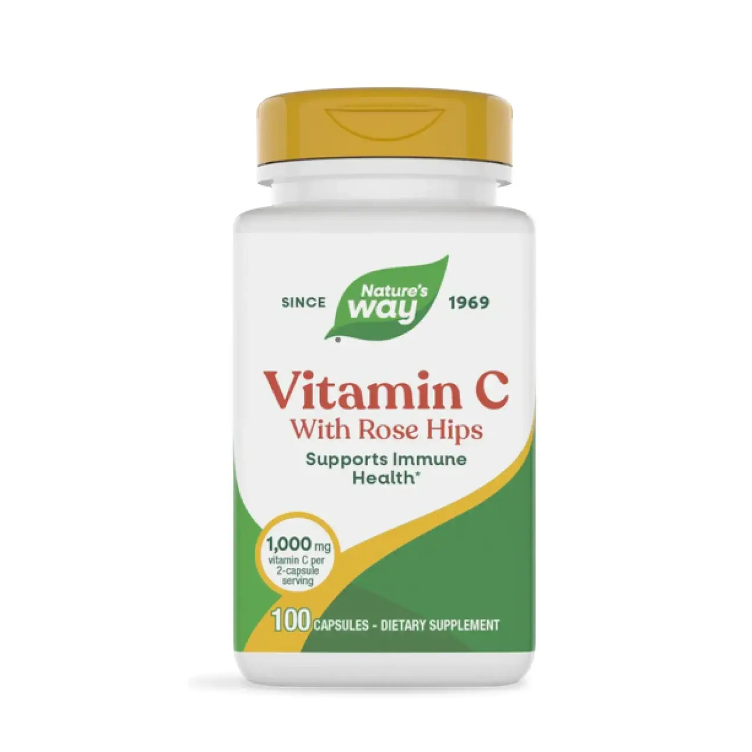 Nature's Way, Vitamin C-Rose Hips, 100 vcaps