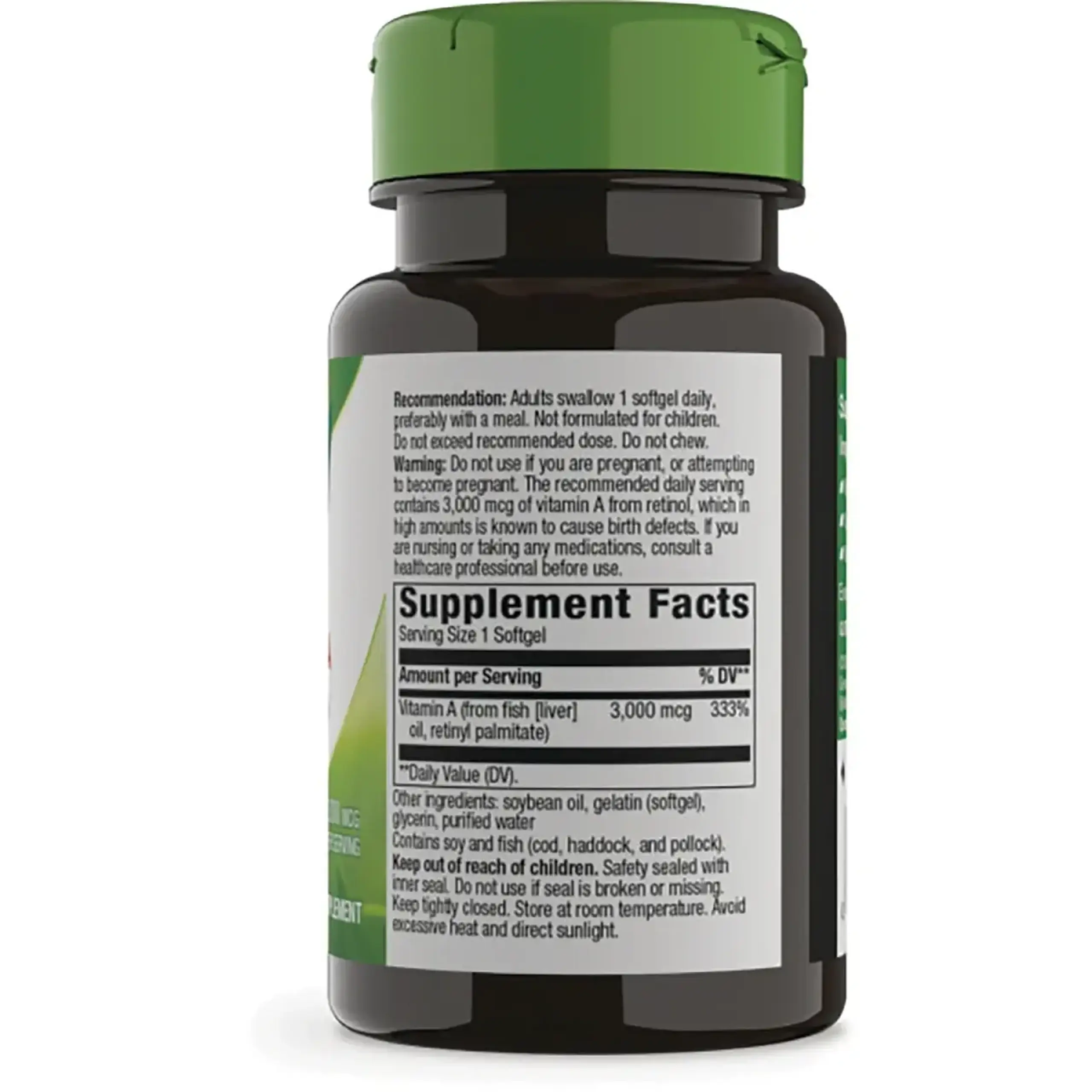 Nature's Way, Vitamin A, 100 sgels