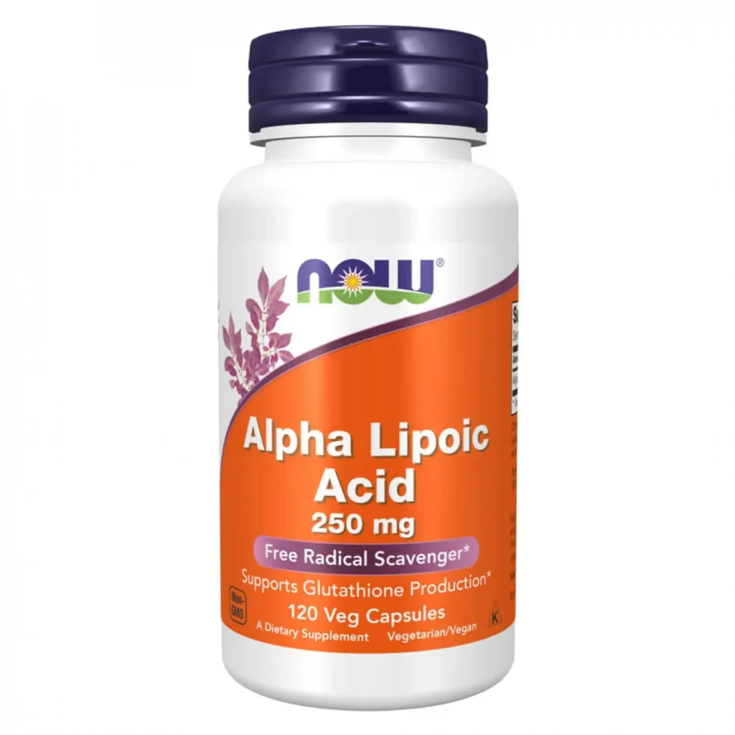 Now Foods, Alpha Lipoic Acid, 250 mg, 120 capsule vegetale - Volum 120 capsule