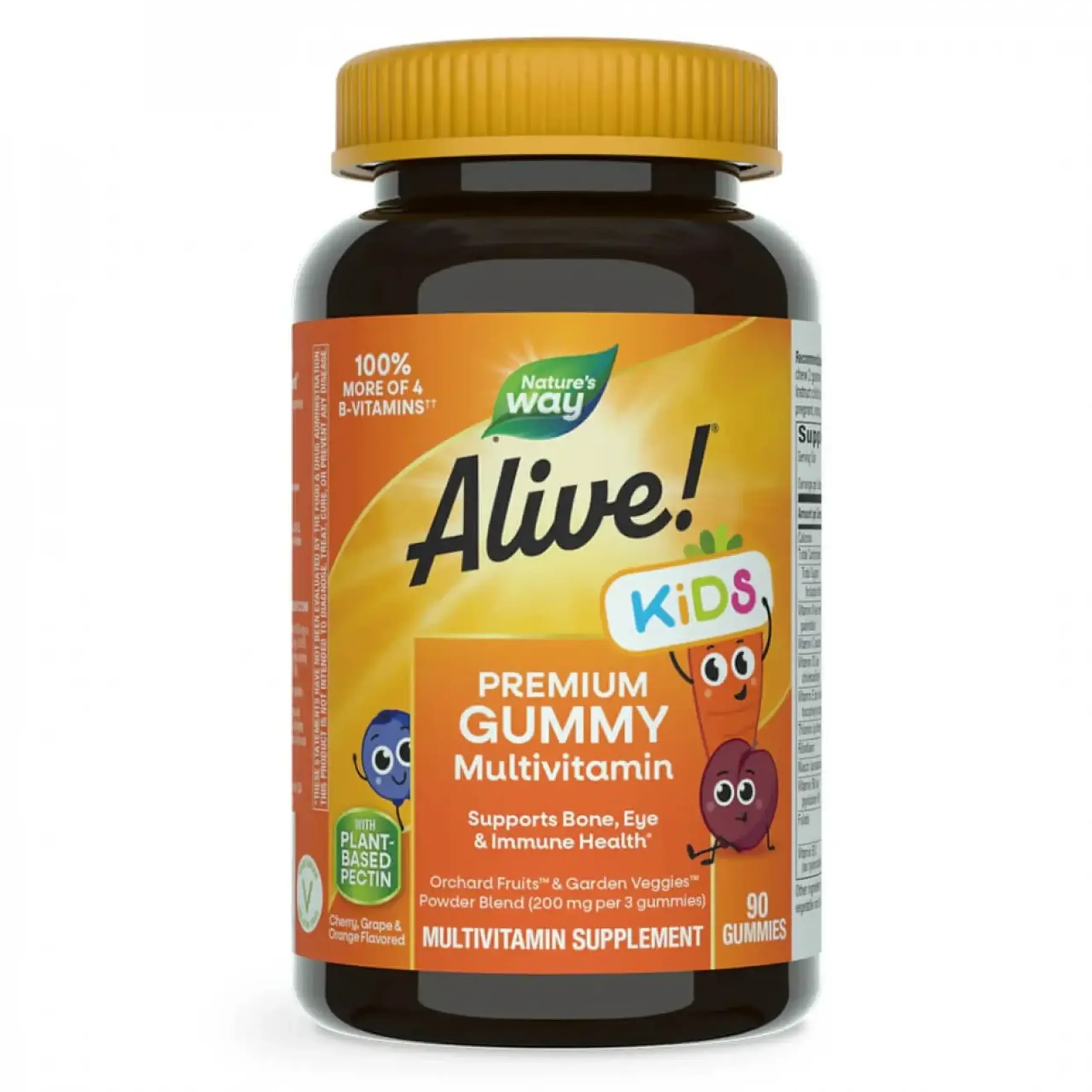 Nature's Way, Alive! Kids Premium Gummy Multivitamin, 90 Gummies