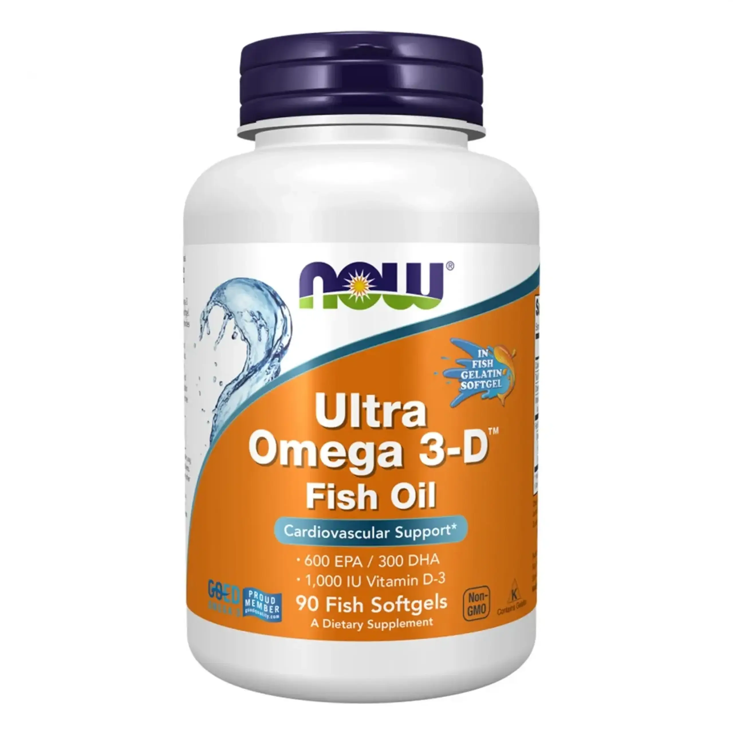 Now Foods, Ultra Omega 3, D-3 1000, 90 capsule gelatinoase