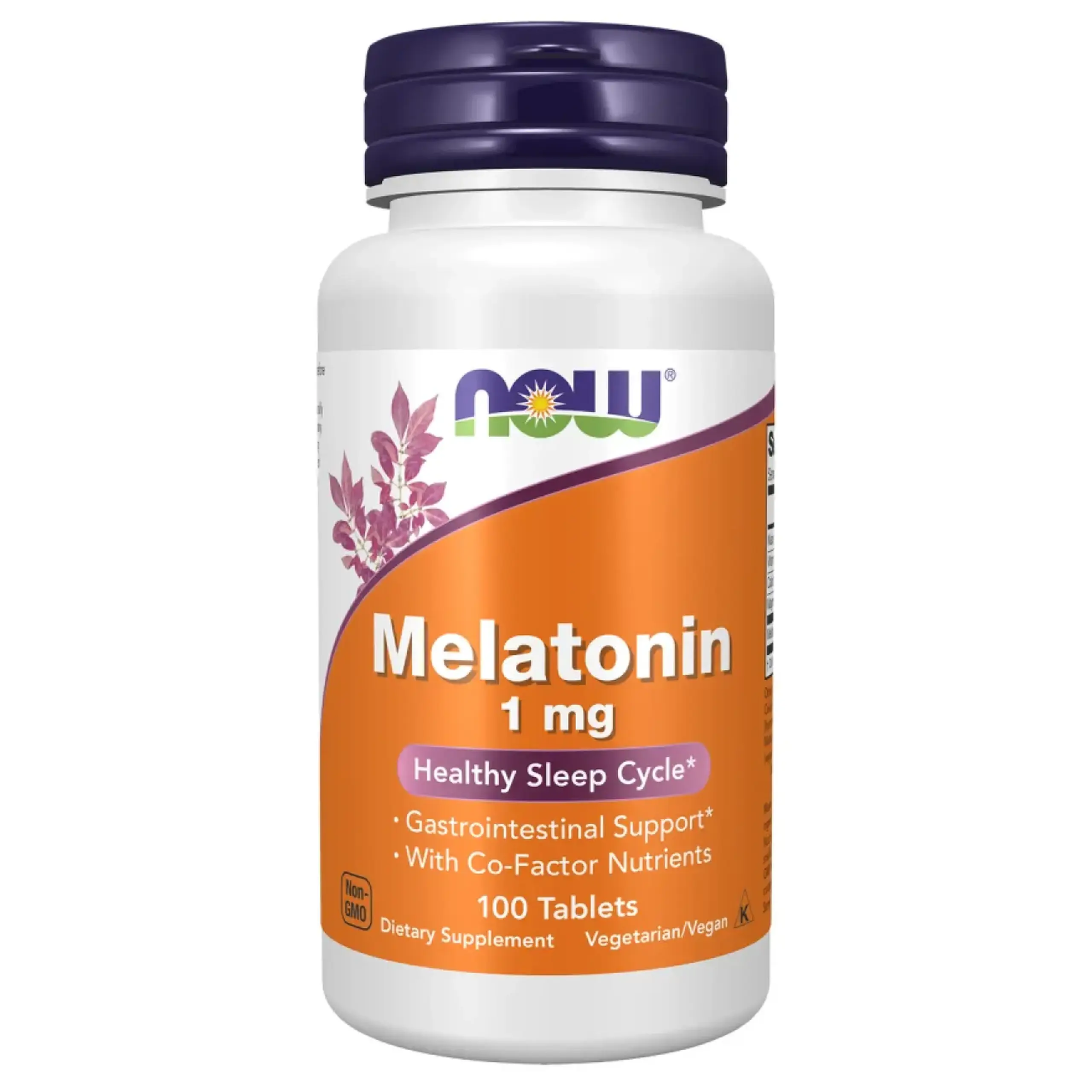 Now Foods, Melatonin, 1 mg Complex, 100 tablete