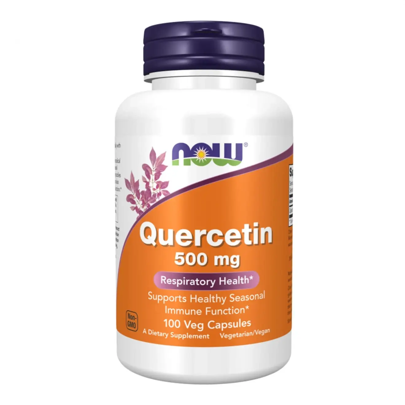 Now Foods, Quercetin 500 mg, 100 capsule vegetale