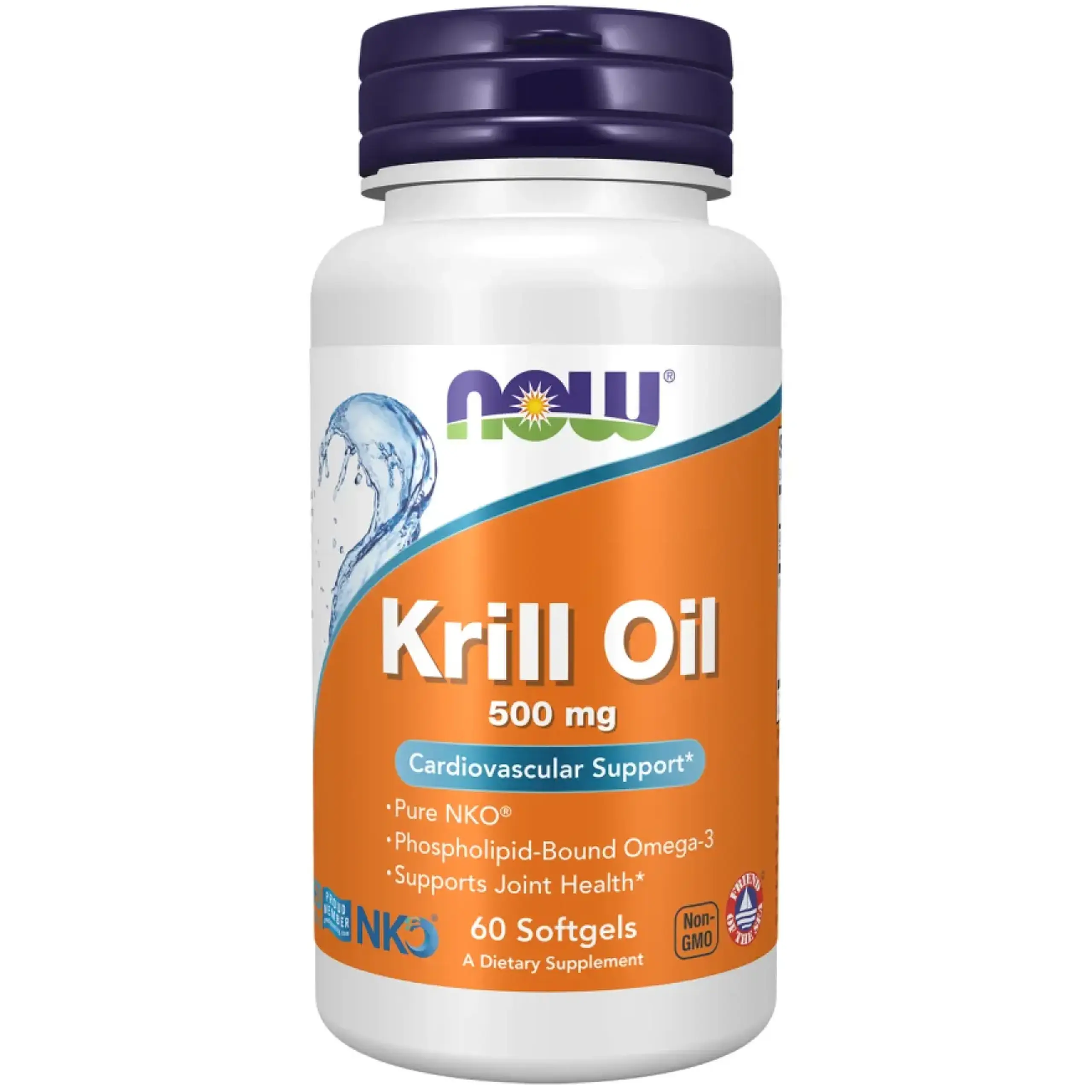 Now Foods, Krill Oil 500 mg, 60 capsule gelatinoase