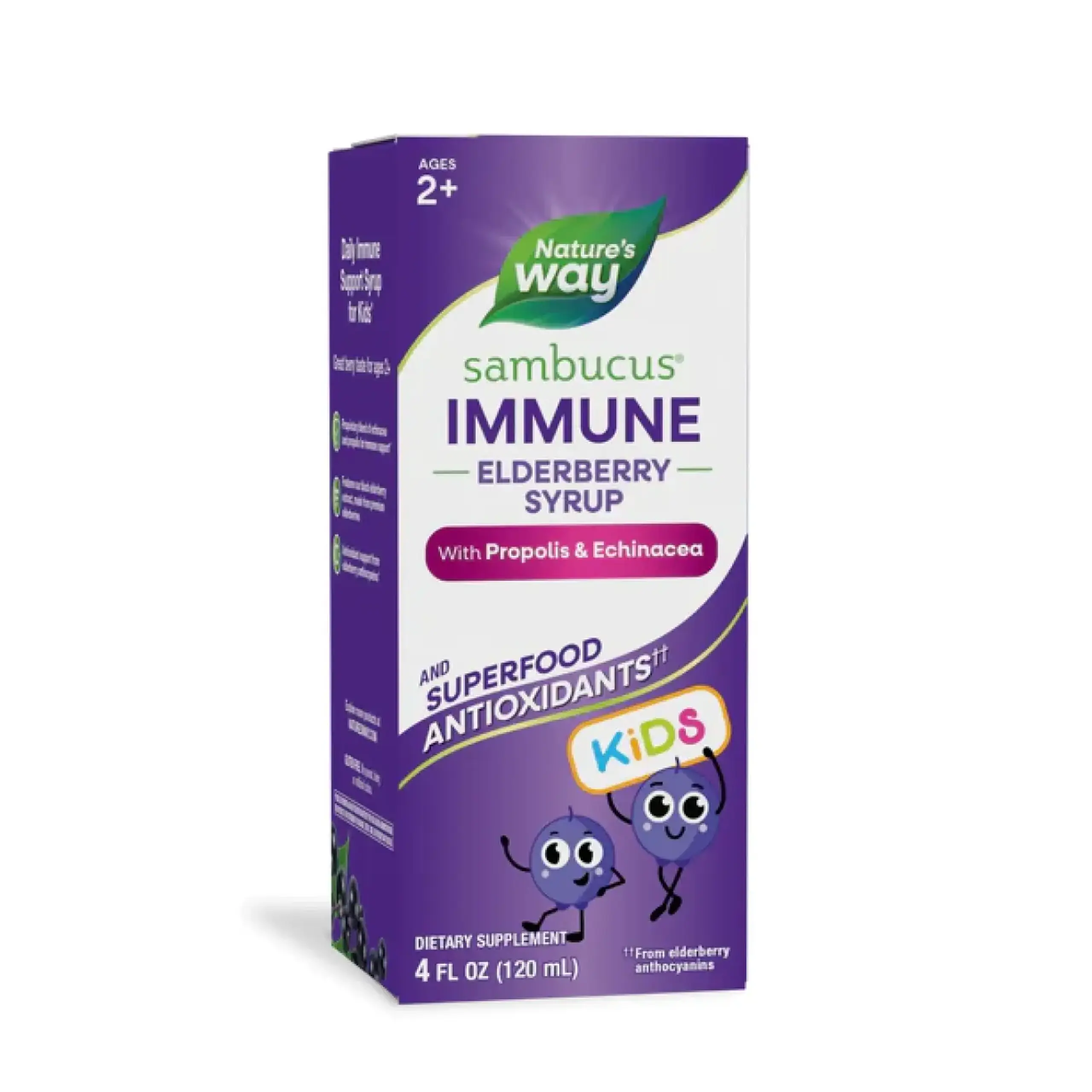 Sirop imunitar Nature's Way, Sambucus Immune Syrup For Kids, 120ml