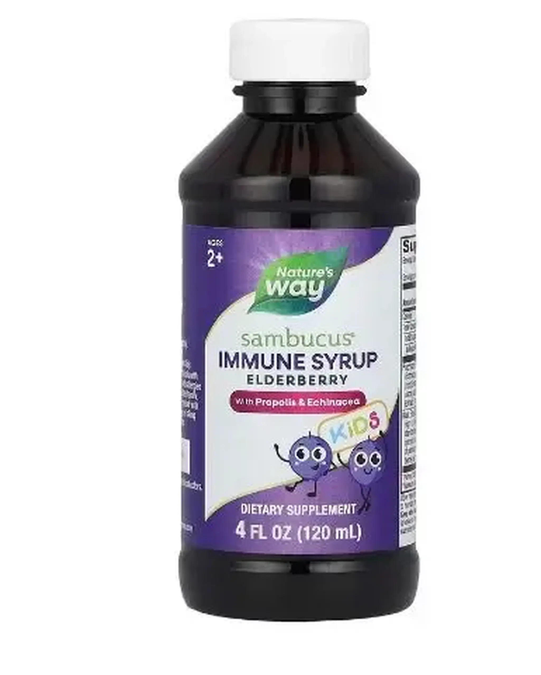 Sirop imunitar Nature's Way, Sambucus Immune Syrup For Kids, 120ml