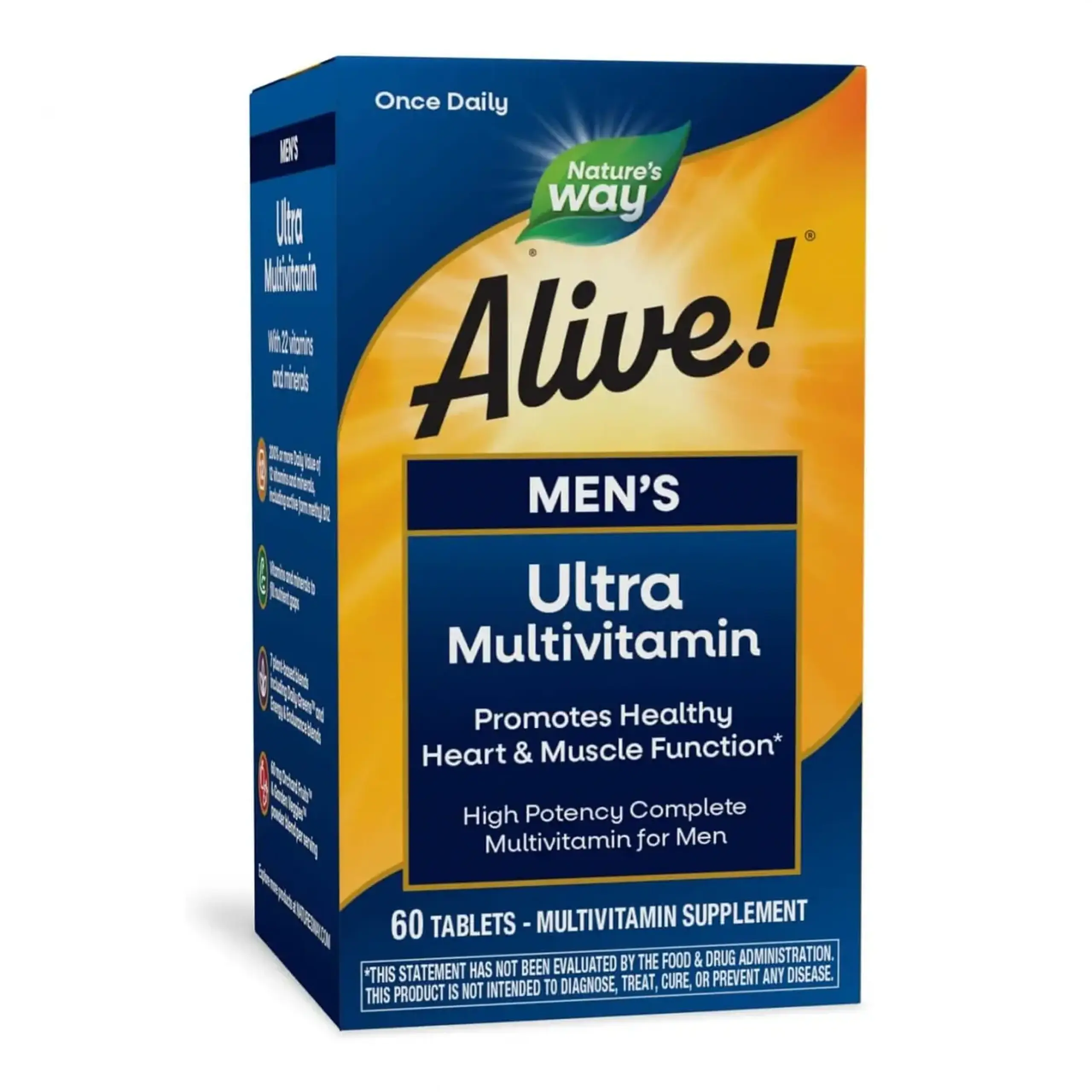 Multivitamine pentru barbati Nature's Way, Alive!® Once Daily Men's Ultra 60 tabs