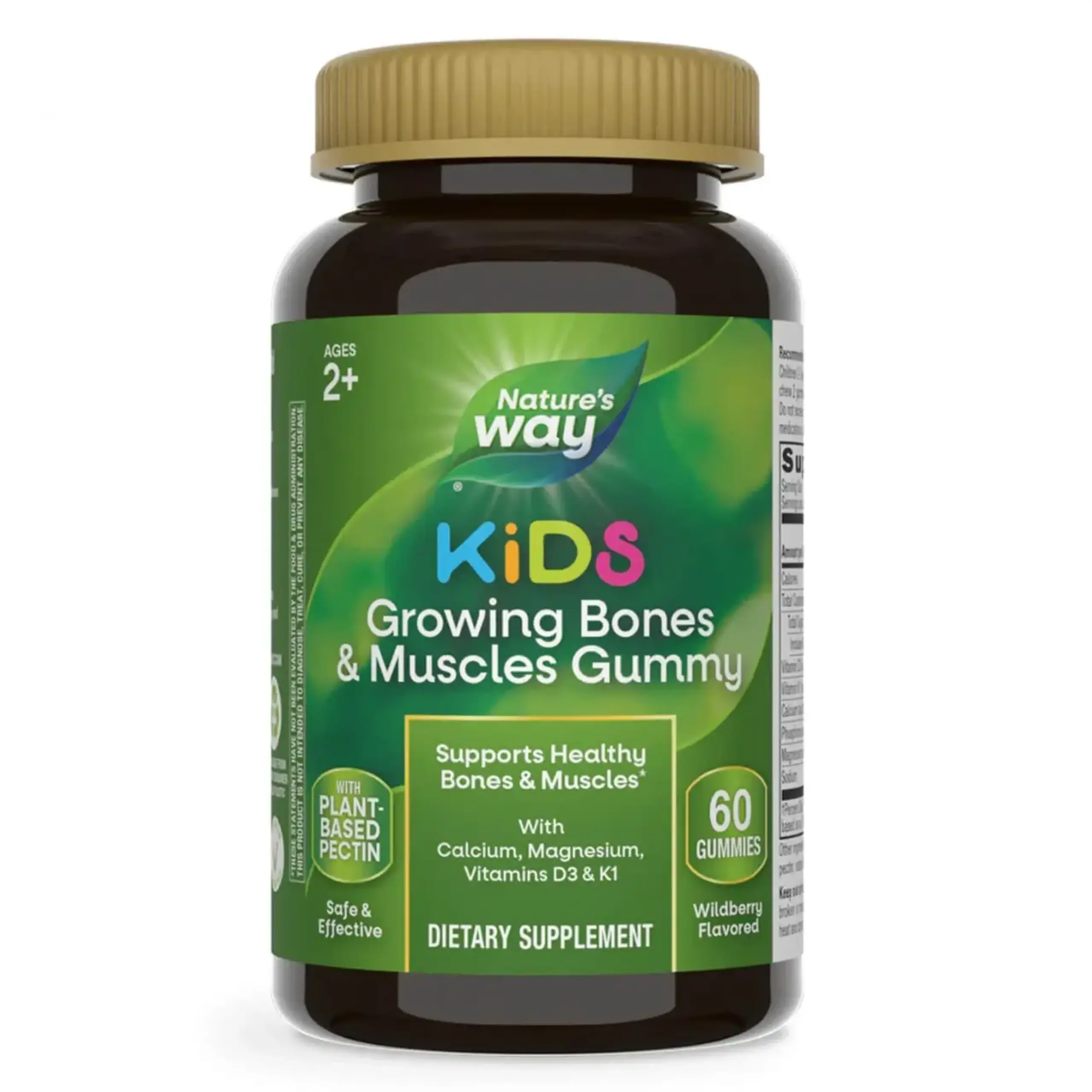 Natures Way, Kids Growing Bones & Muscles, 60 gummy