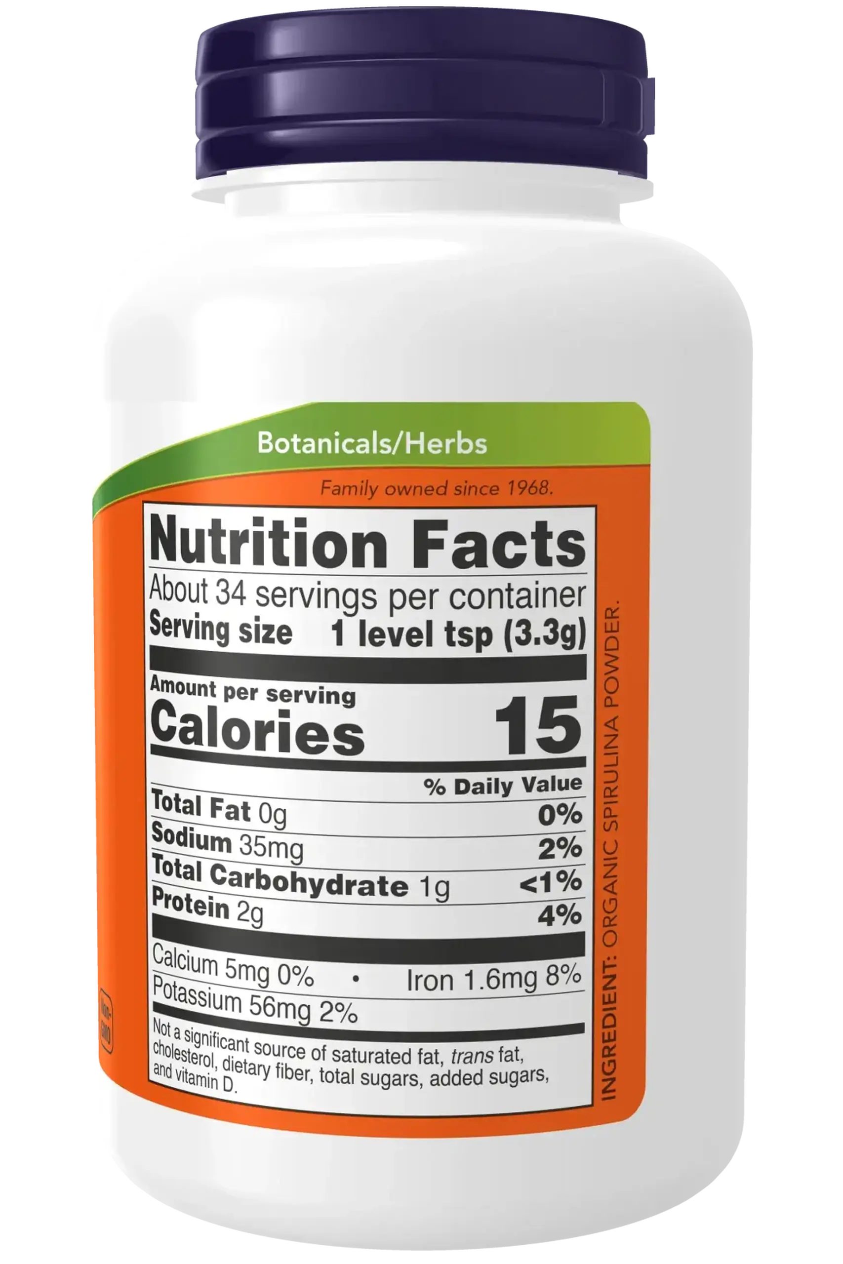 Now Foods, Spirulina, Powder, 113 gr.