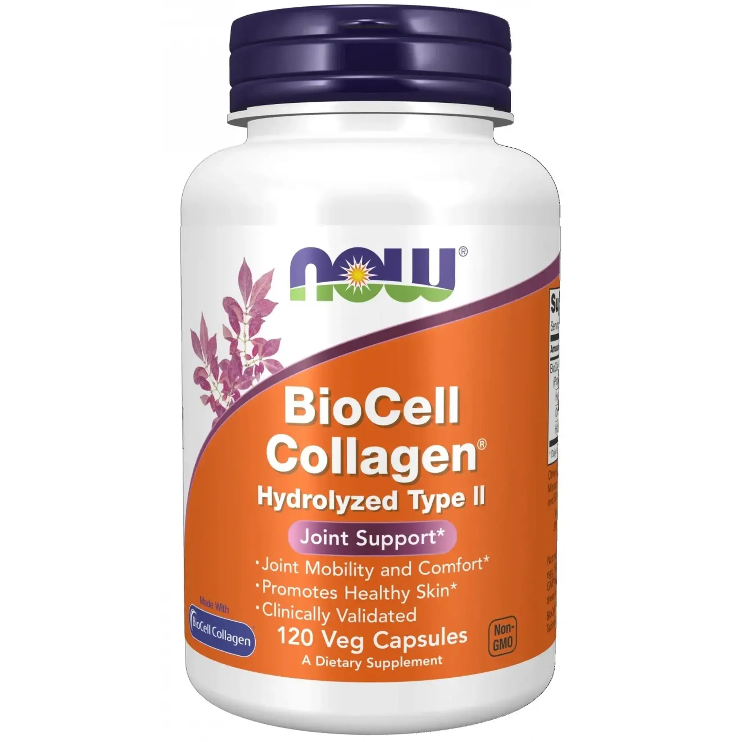 Now Foods, Biocell Collagen, 120 capsul vegetale