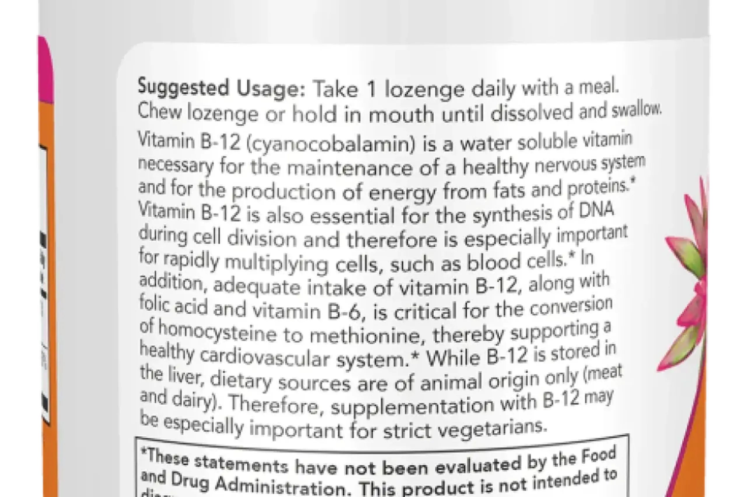 Now Foods, Methyl B-12, 1000 mg, 100 Loz