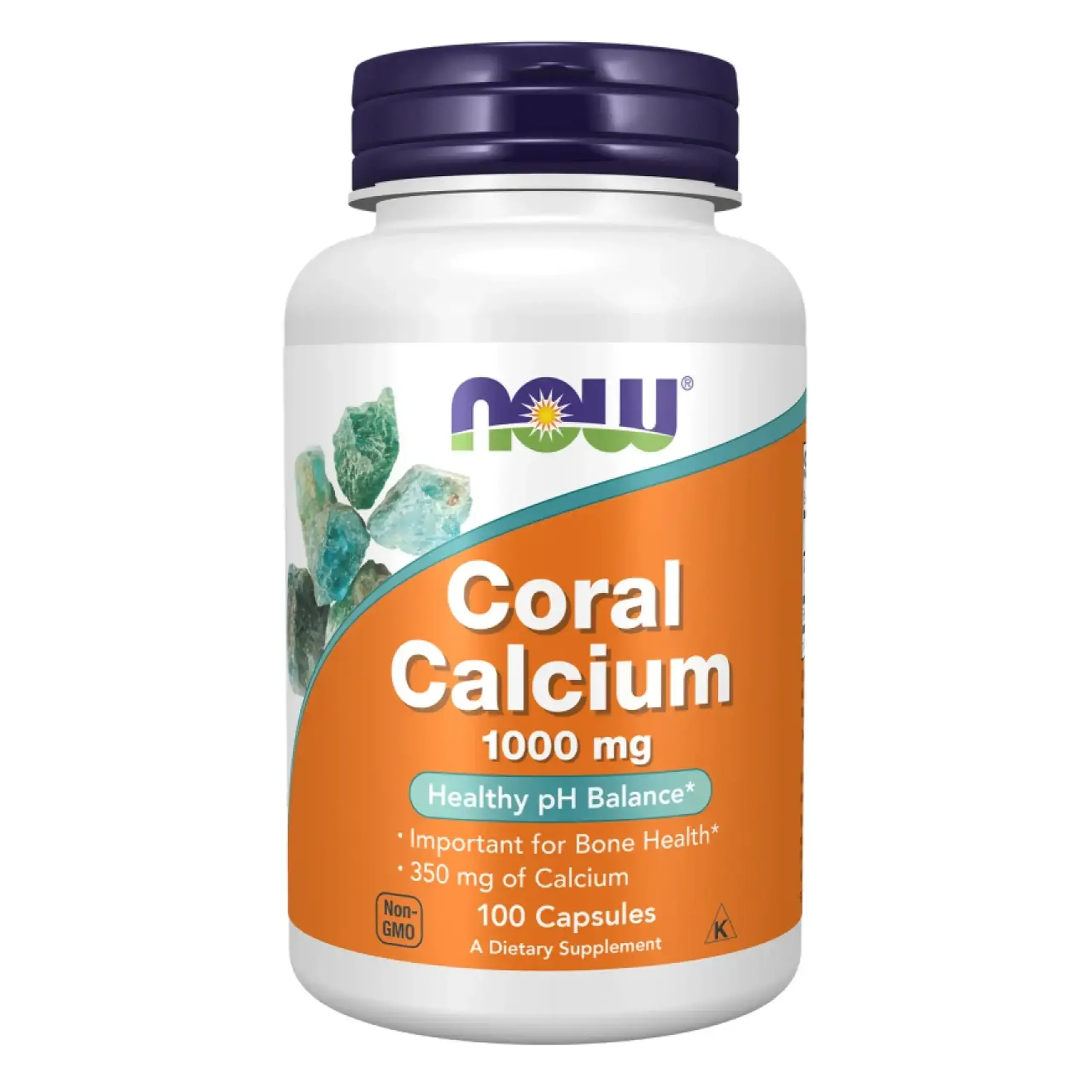 Now Foods, Coral Calcium 1000 mg, 100 capsule vegetale