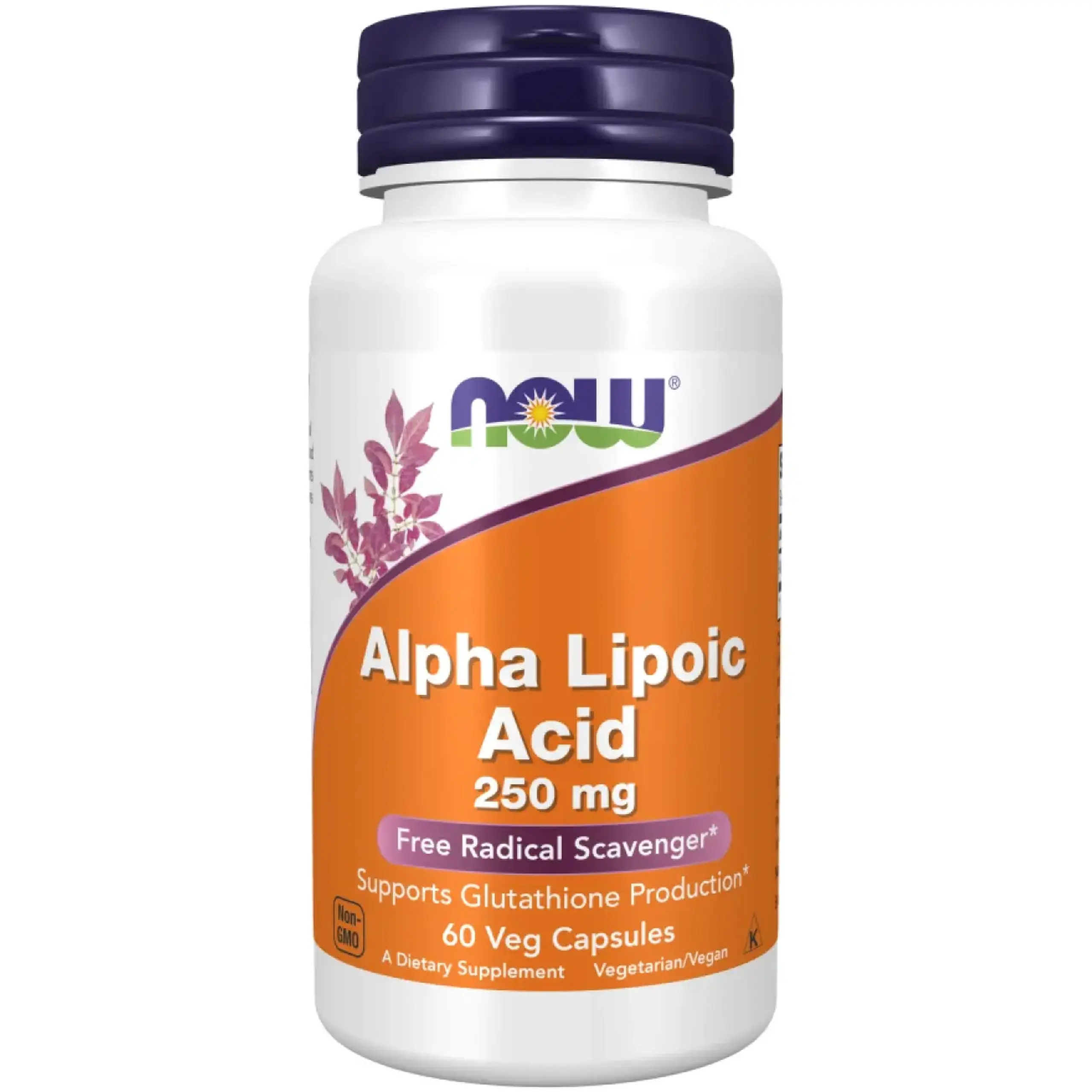 Now Foods, Alpha Lipoic Acid, 250 mg, 120 capsule vegetale - Volum 60 veg capsule