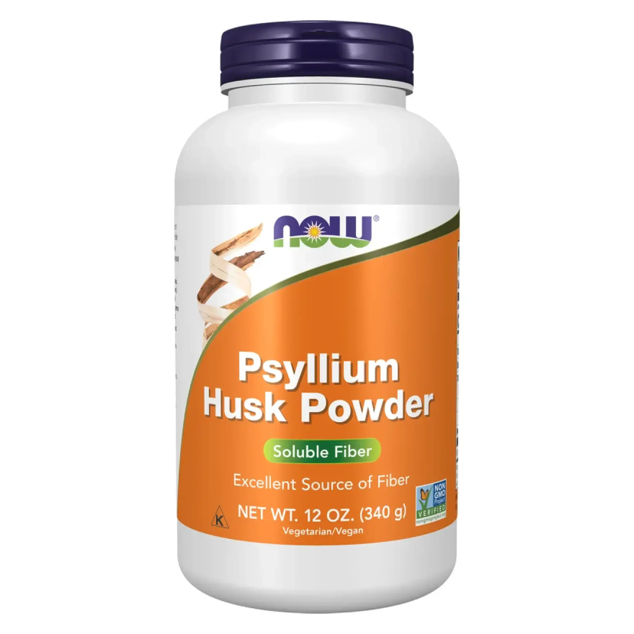 Pudra de coajă de psyllium Now Foods, Psyllium Husk Powder, 340 g
